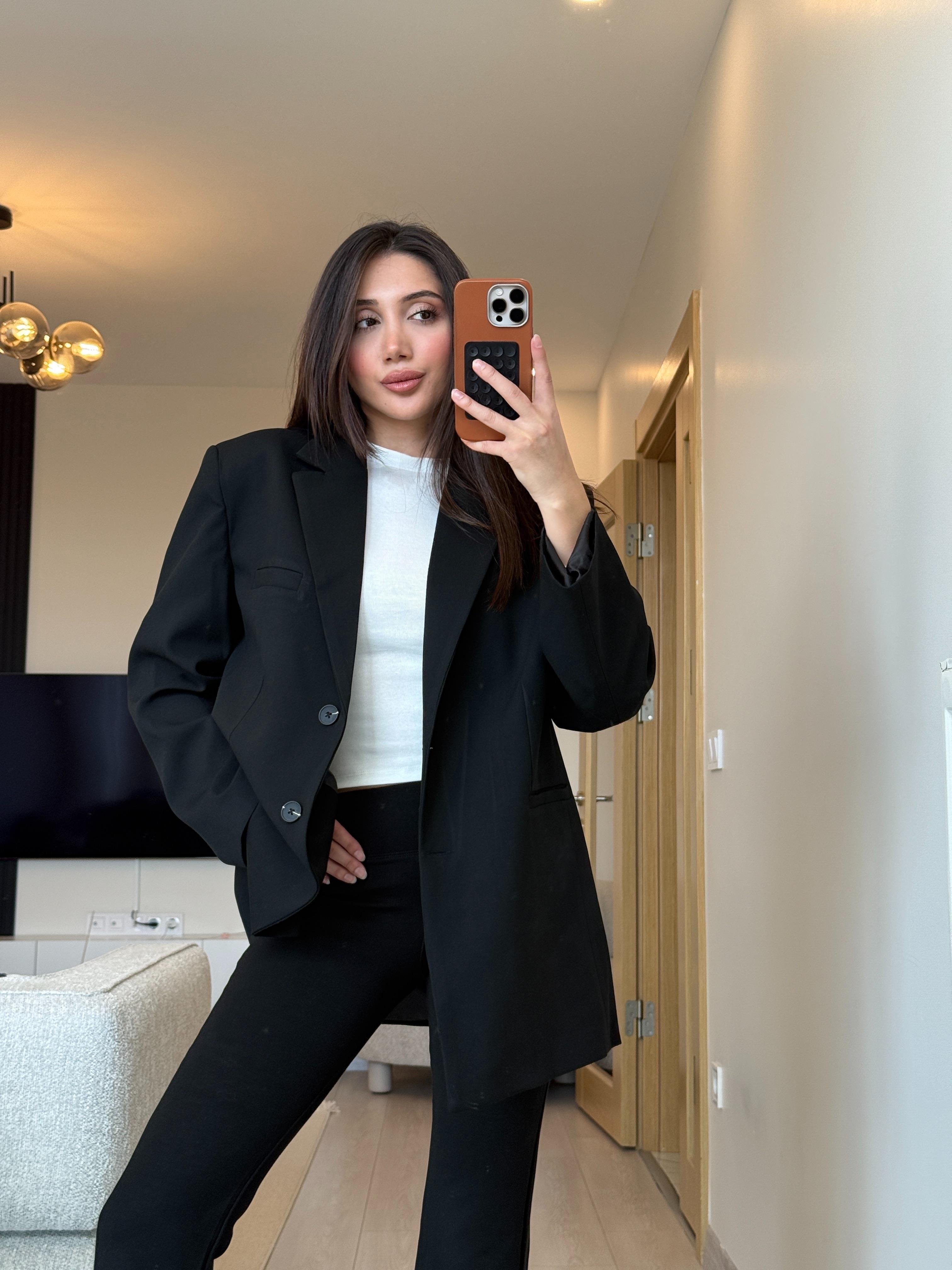 SİYAH BLAZER CEKET