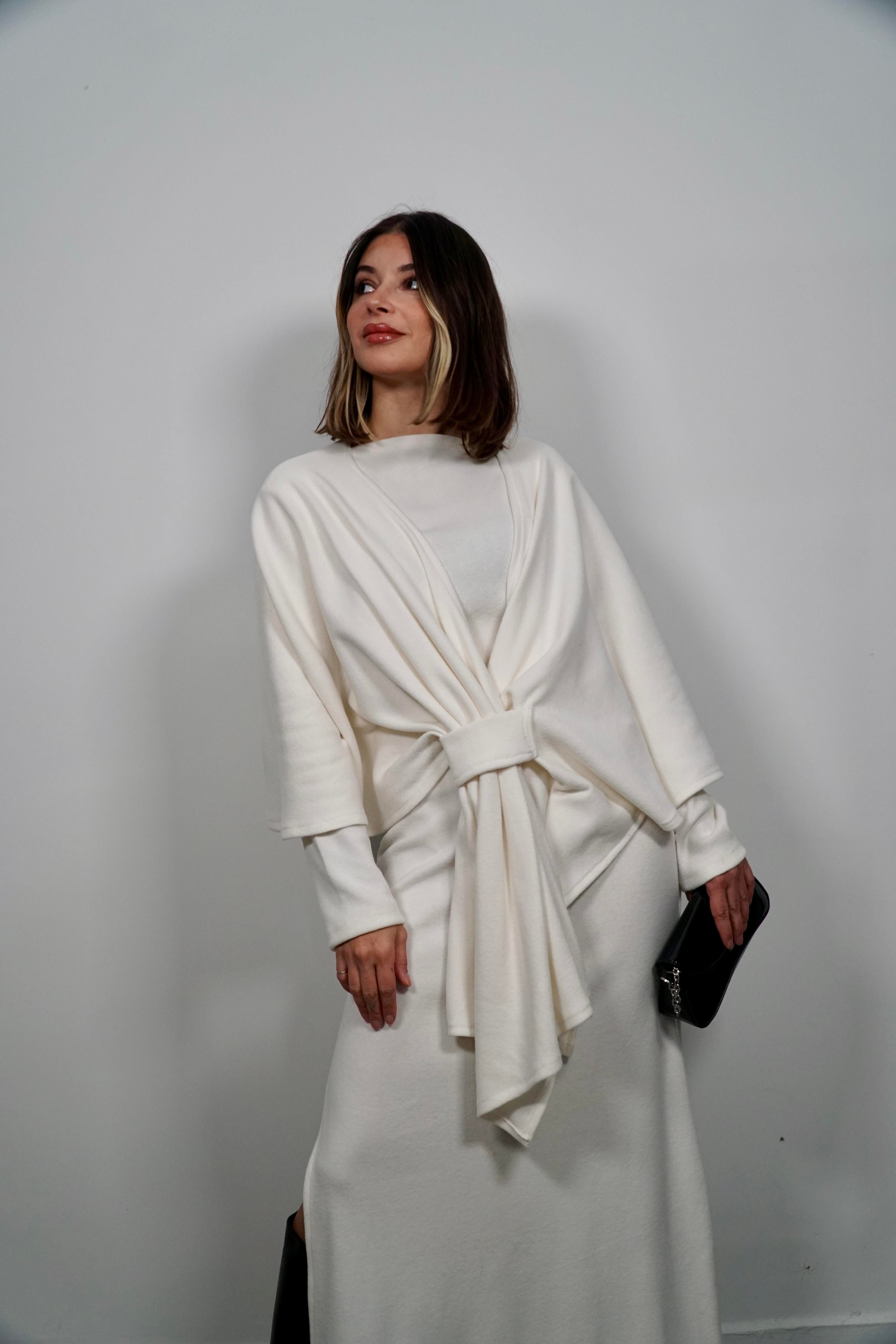 Yumoş Kumaş Pelerin Model