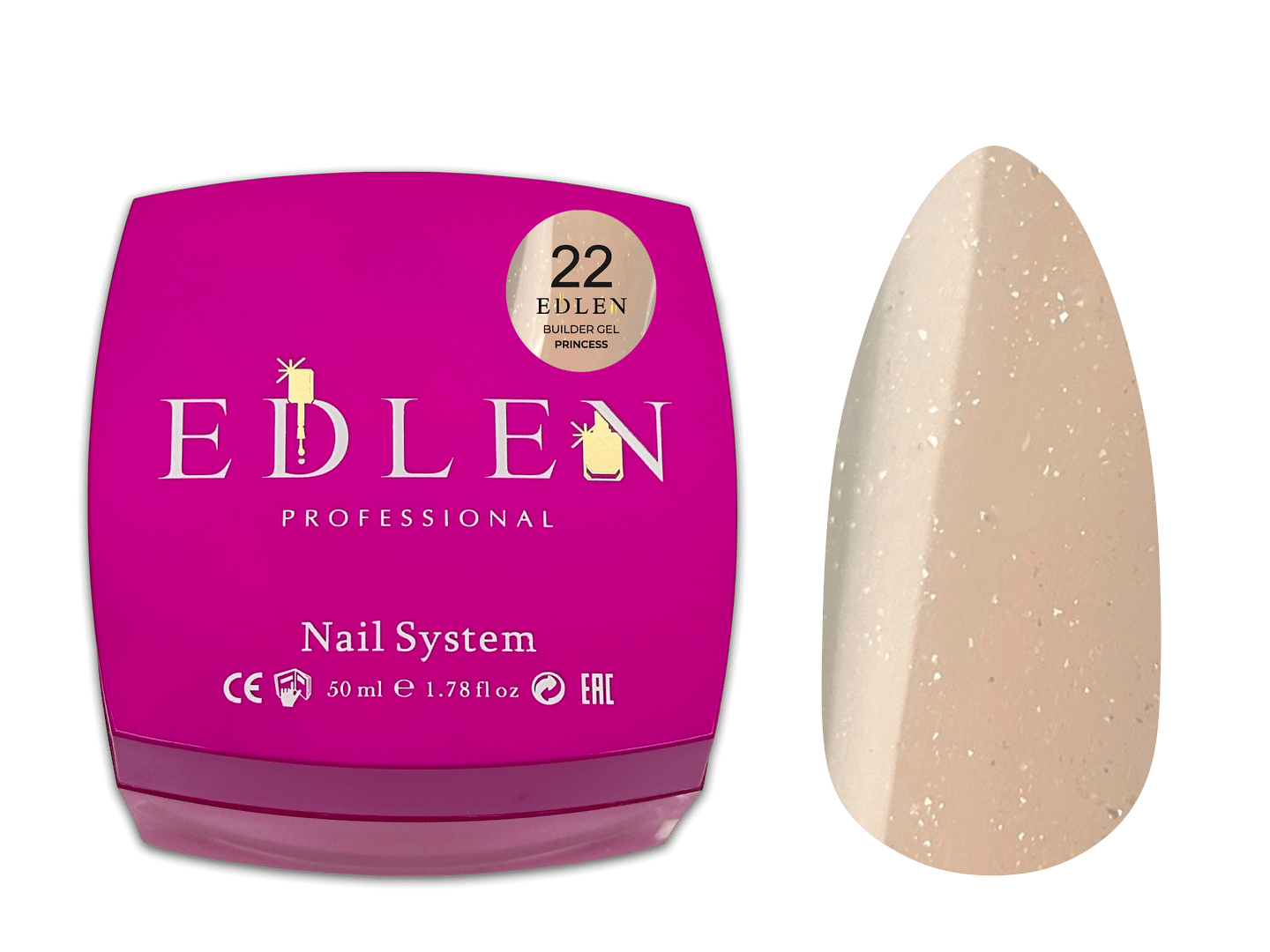 EdlenBuilder Jel PrincessBuilder gel Edlen Princess №22 50ml