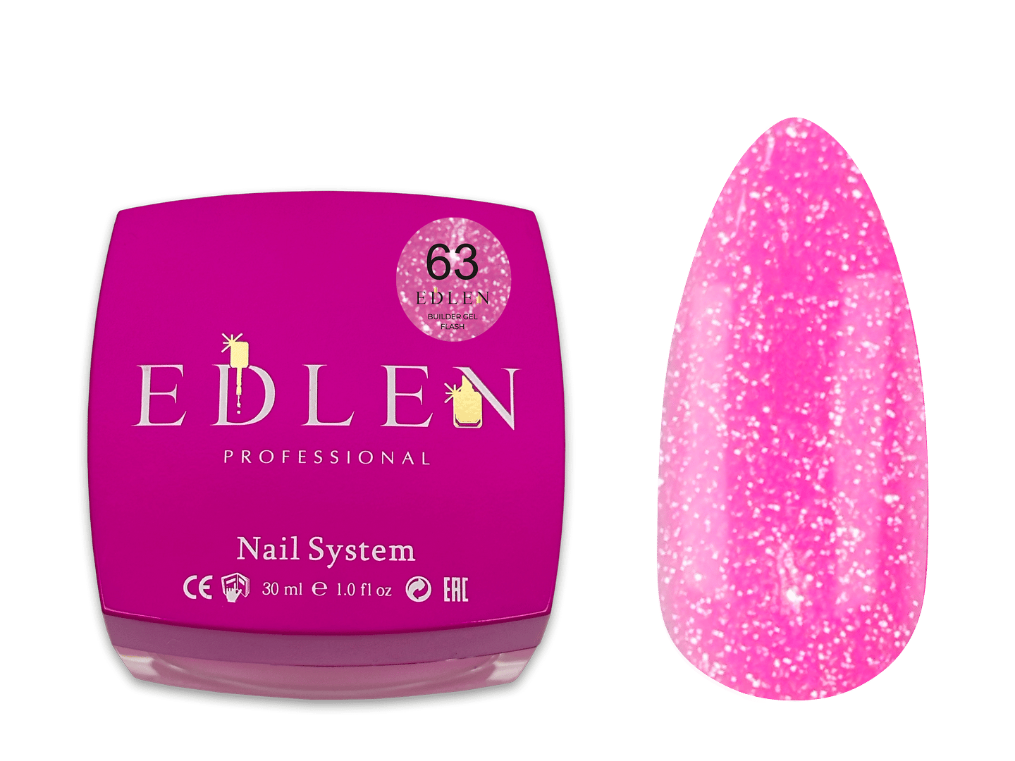 EdlenBuilder Jel FlashBuilder gel Flash Edlen №63 30ml