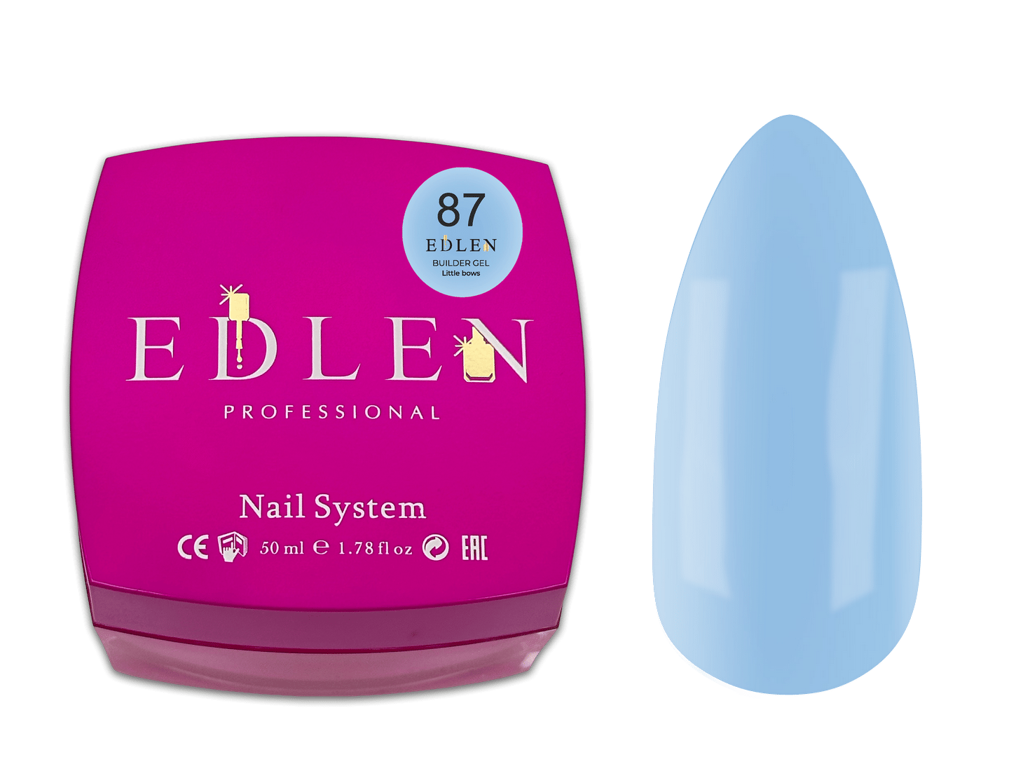 EdlenBuilder gel Little bowsBuilder gel Little bows Edlen №87 50ml