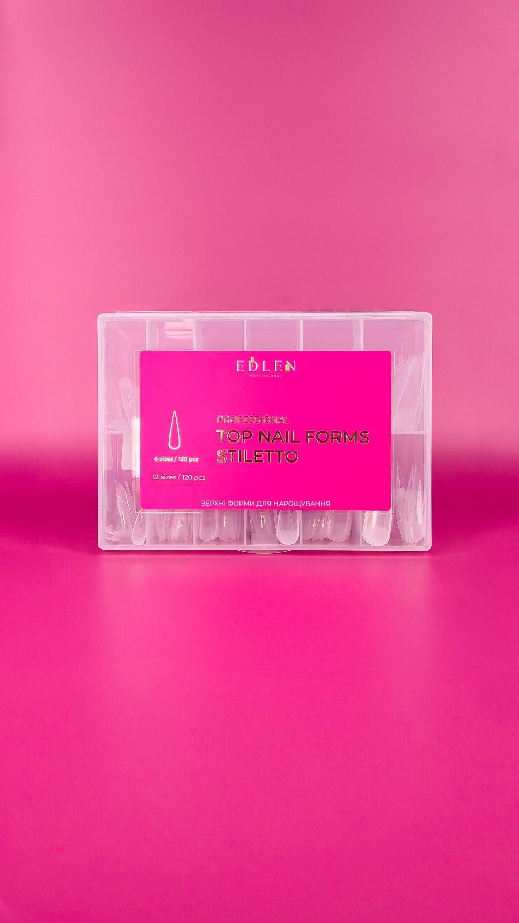 Üst formlar Edlen Top Nails Stiletto – 120 adet