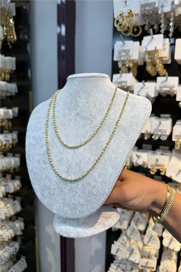 14 K Yeşil Altın Renk Vip Kolye