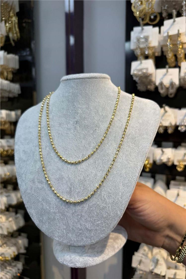 14 K Yeşil Altın Renk Vip Kolye