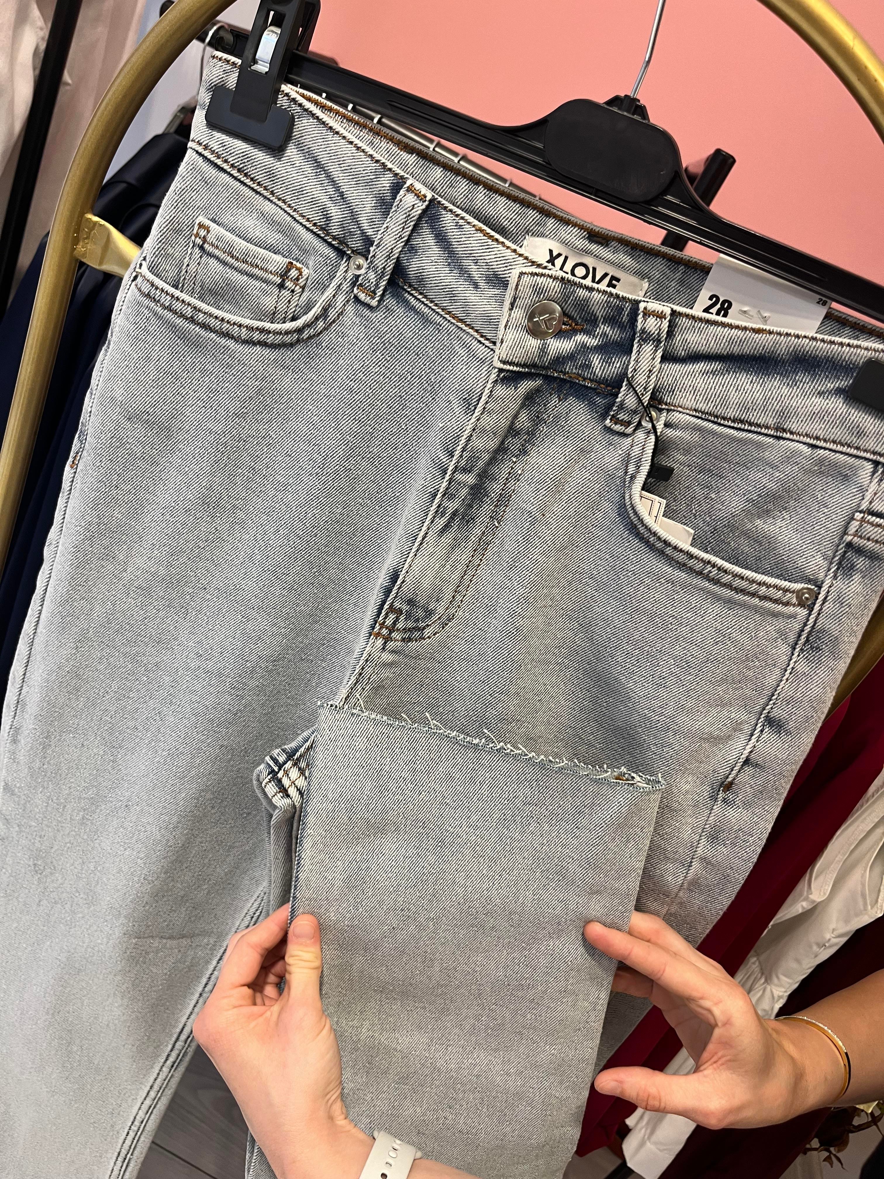 Açık Mavi Mom Fit Jean