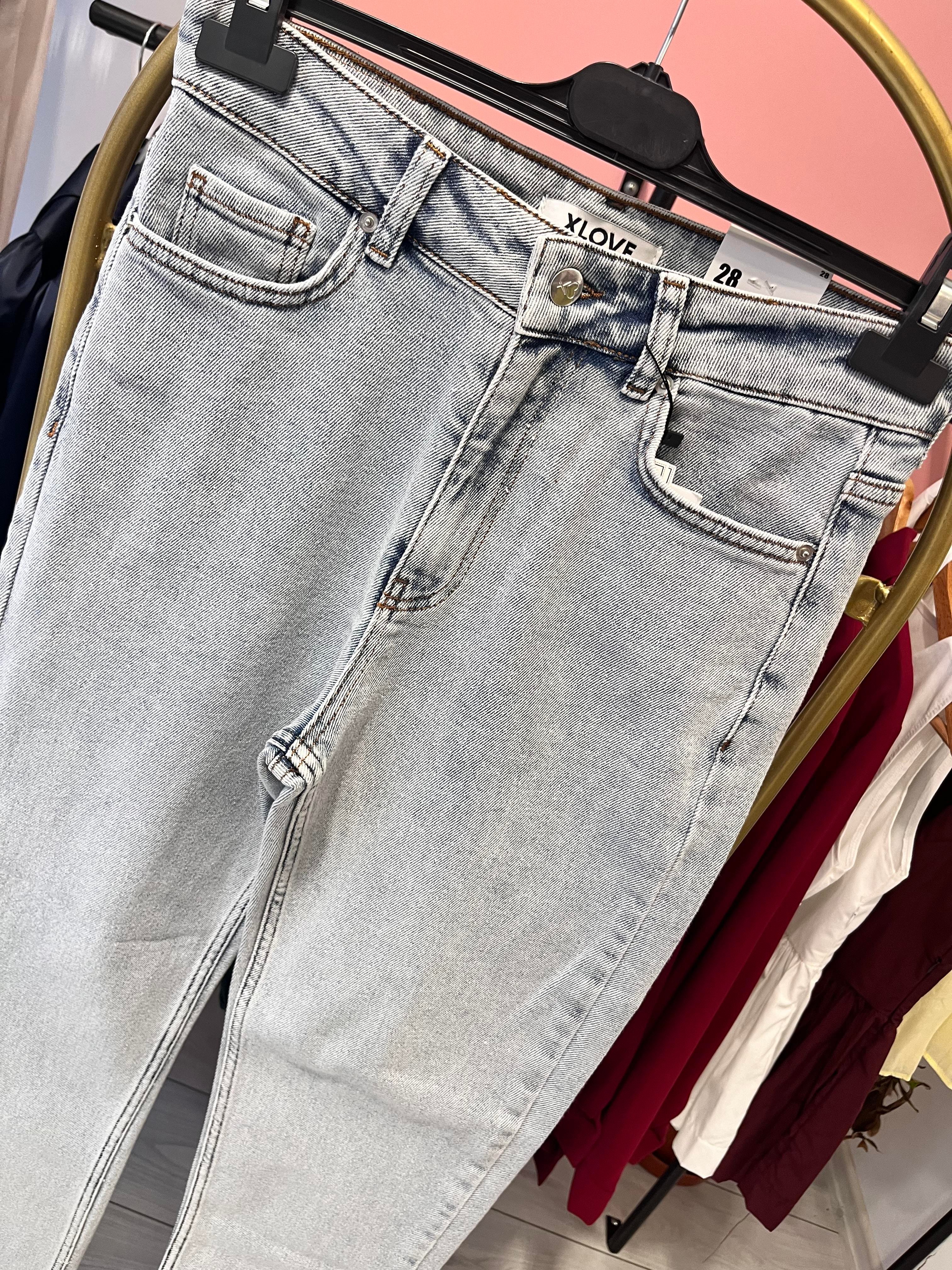 Açık Mavi Mom Fit Jean