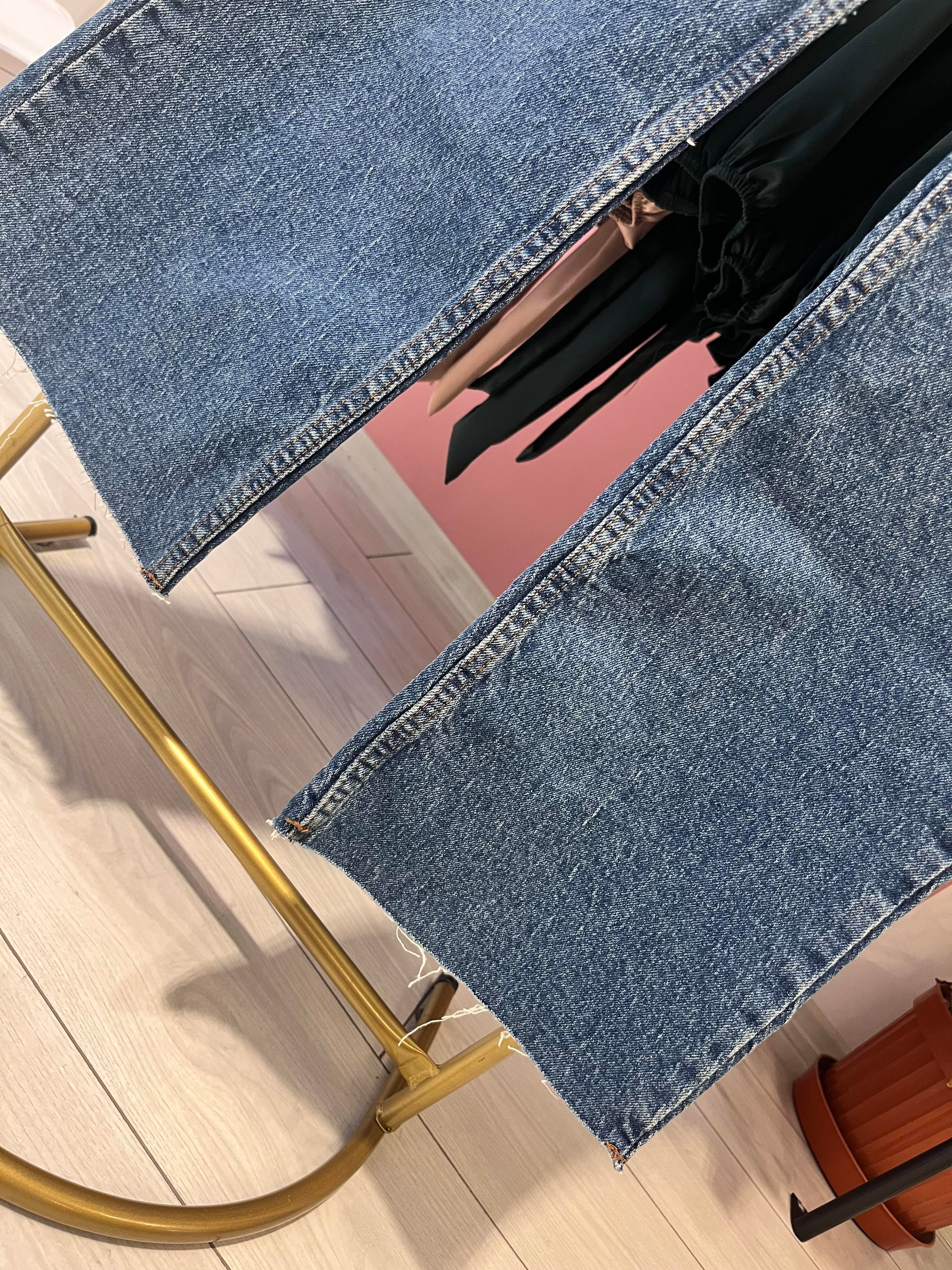Kesik Paça Mom Jean