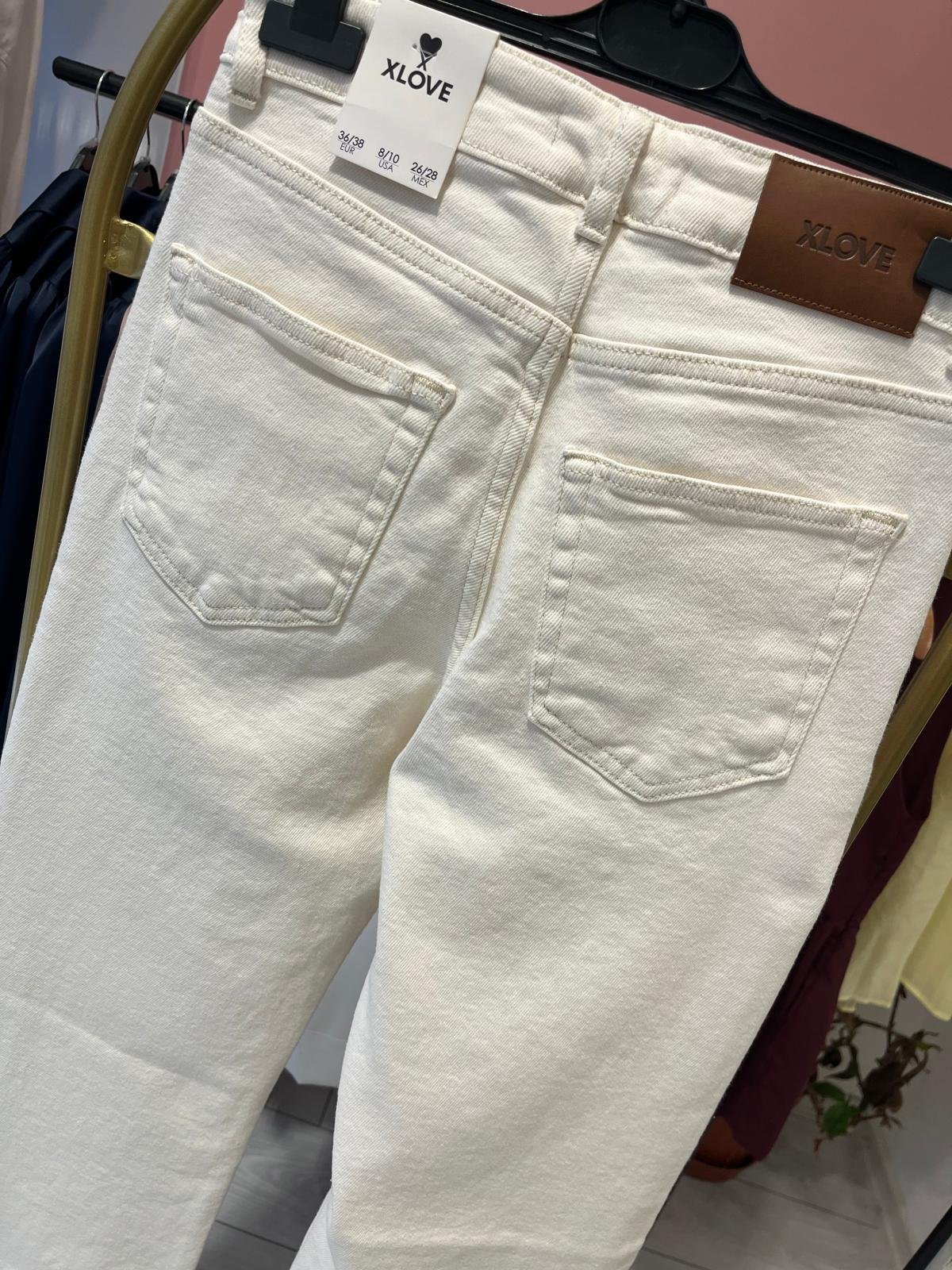 Krem Rengi Mom Jean