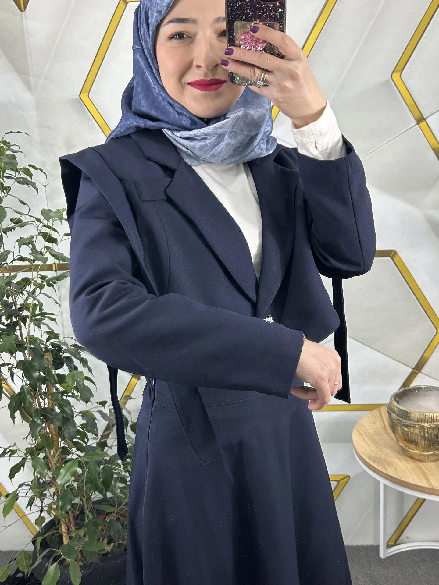 Ceket etek takım S - bordo