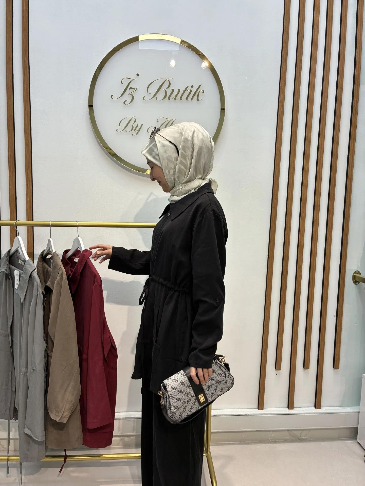 Tensel pantolonlu takım 36 - siyah
