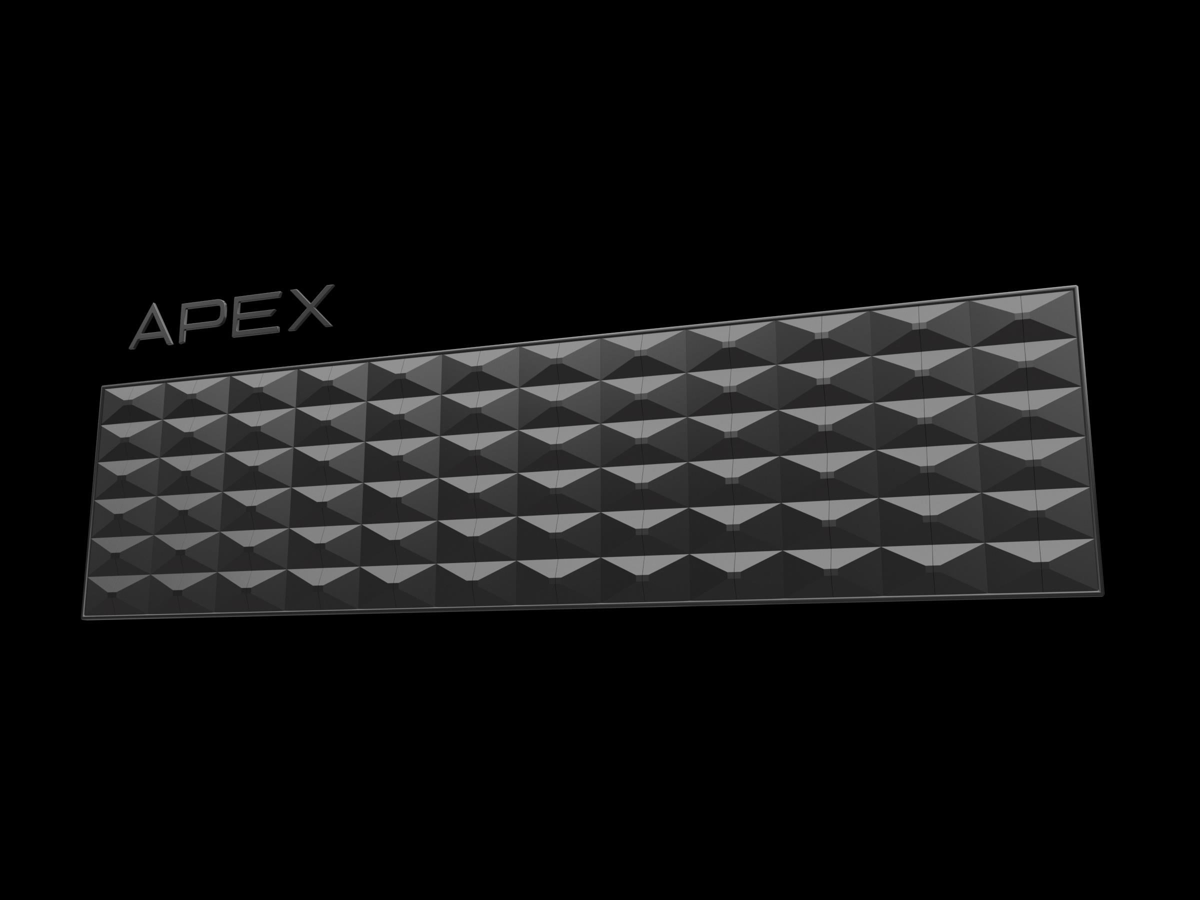 3D Tabela Zemini Apex Siyah (Ölçü Seçenekli)
