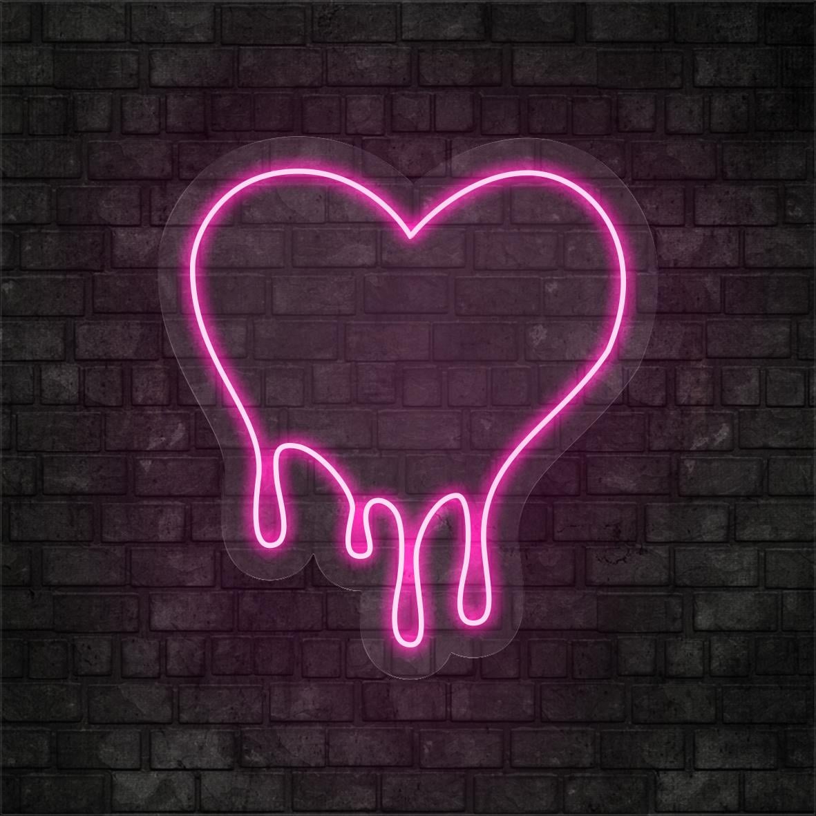 Akışkan Kalp Led Neon