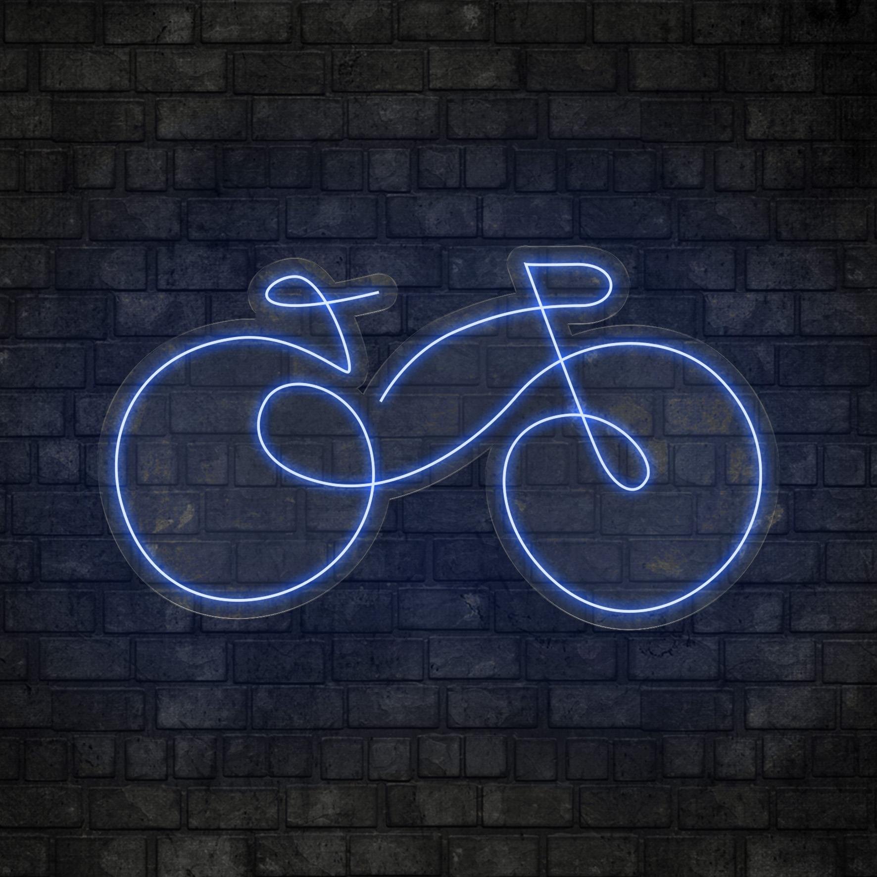 Bisiklet Figürü Led Neon