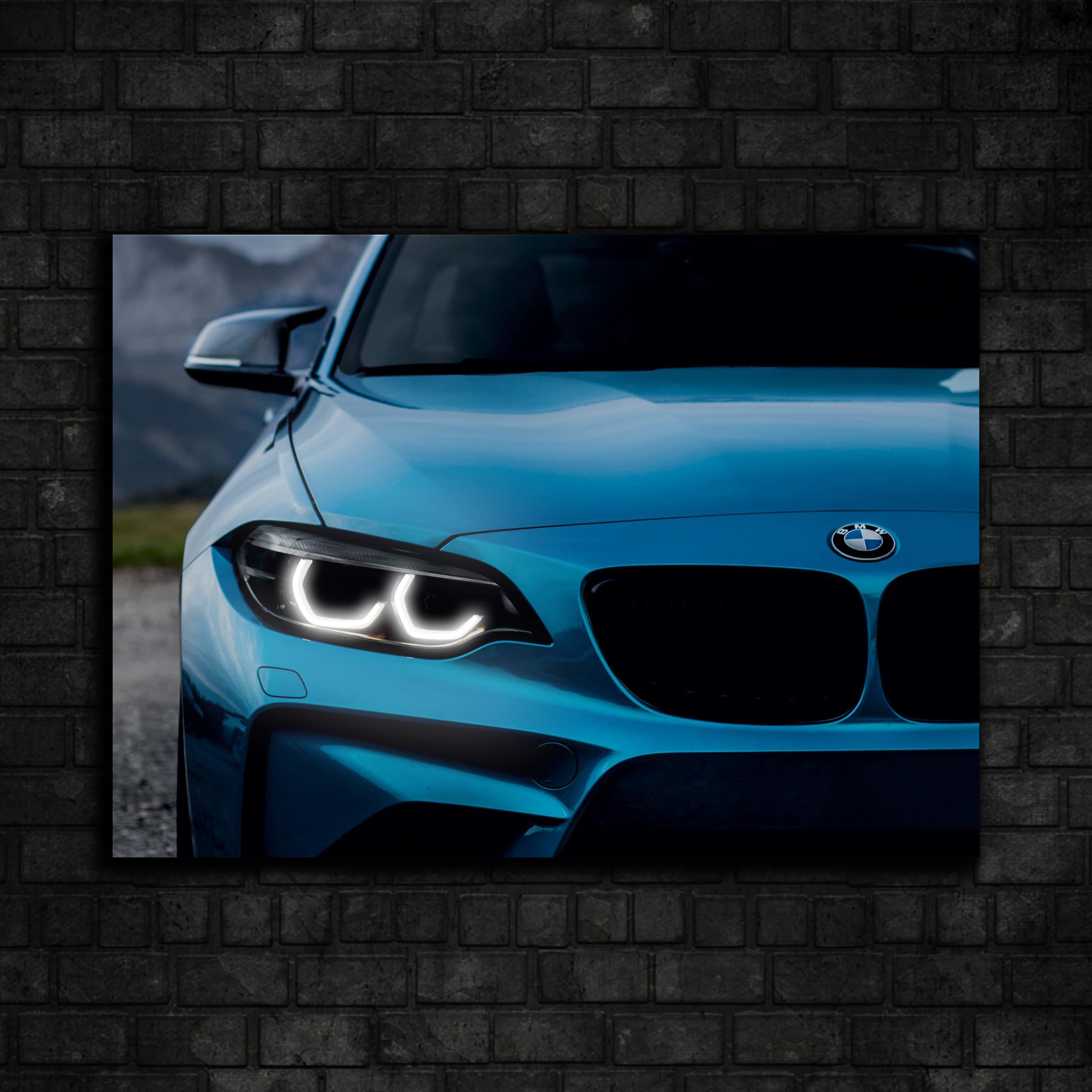 BMW M2 Coupe Araba Neon Tablo