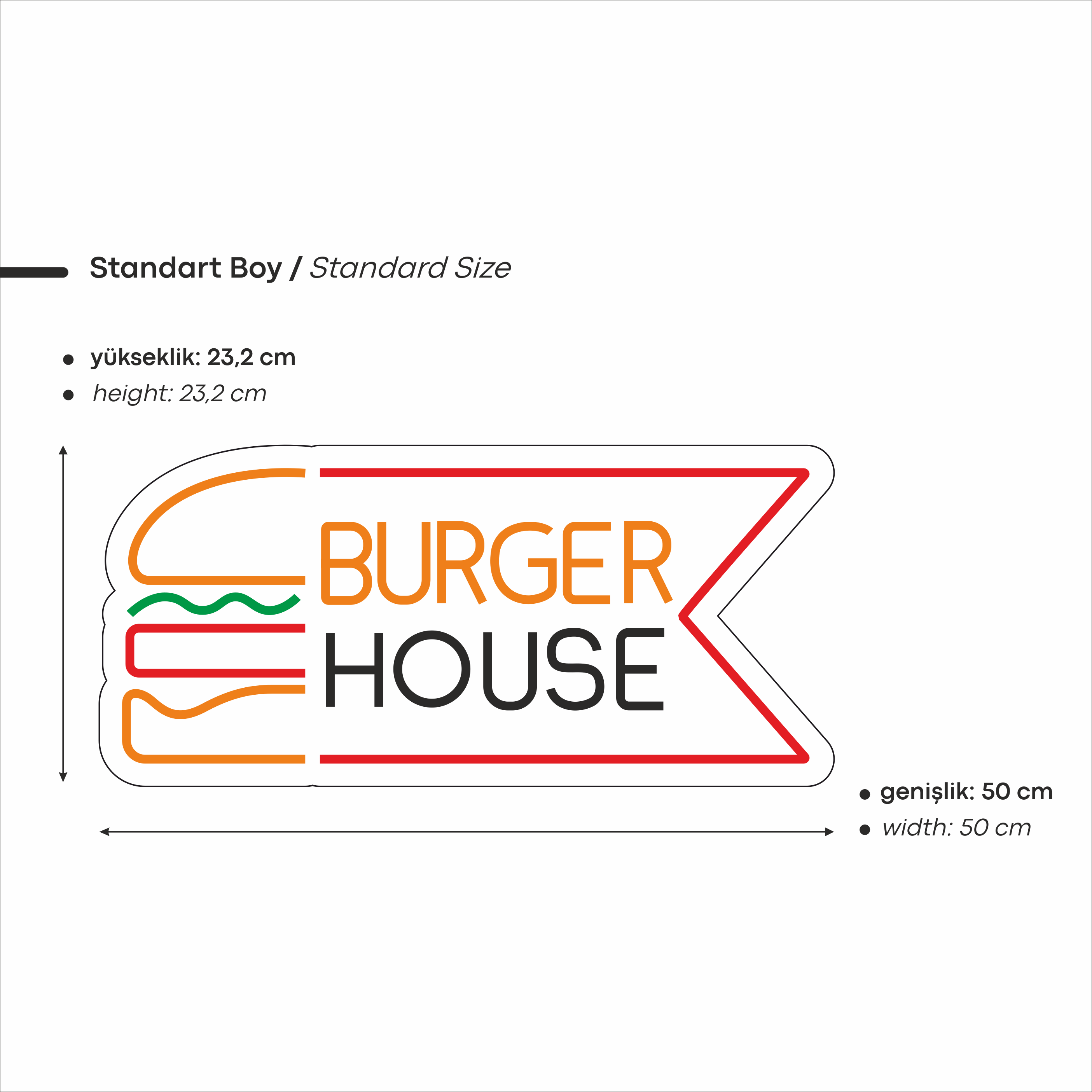 Burger Led Neon