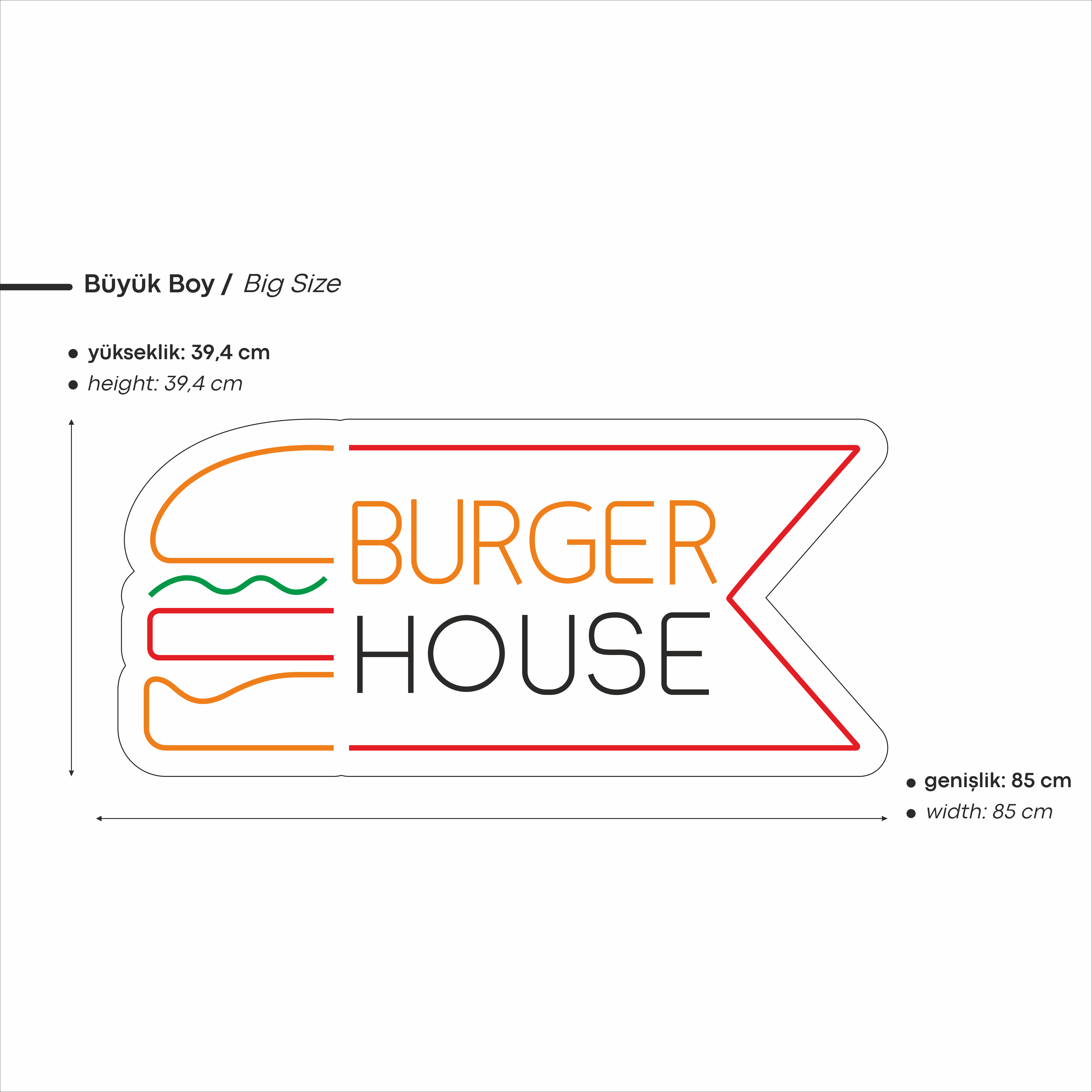 Burger Led Neon