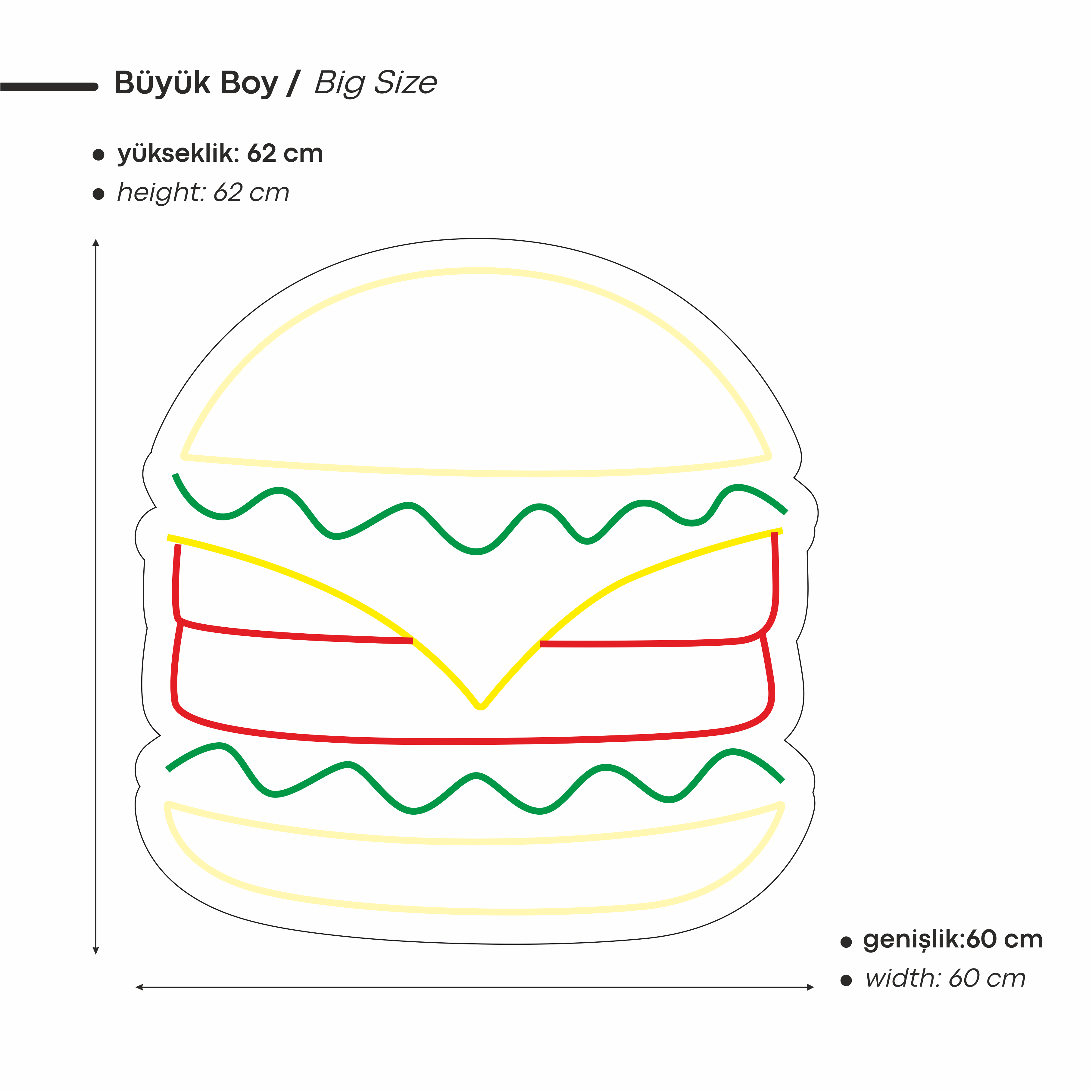 Burger Led Neon