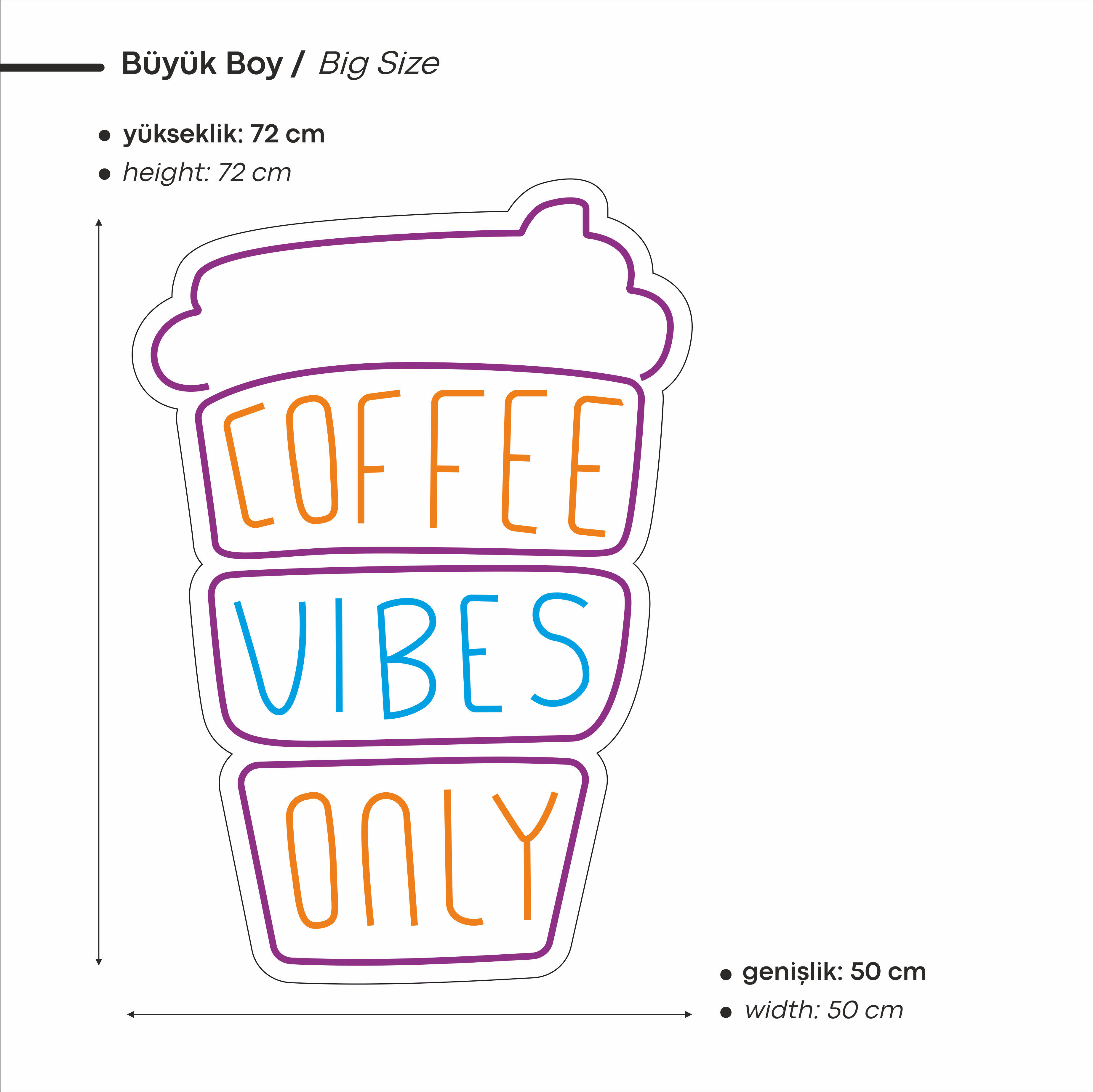 Coffee Vibes Only Led Neon