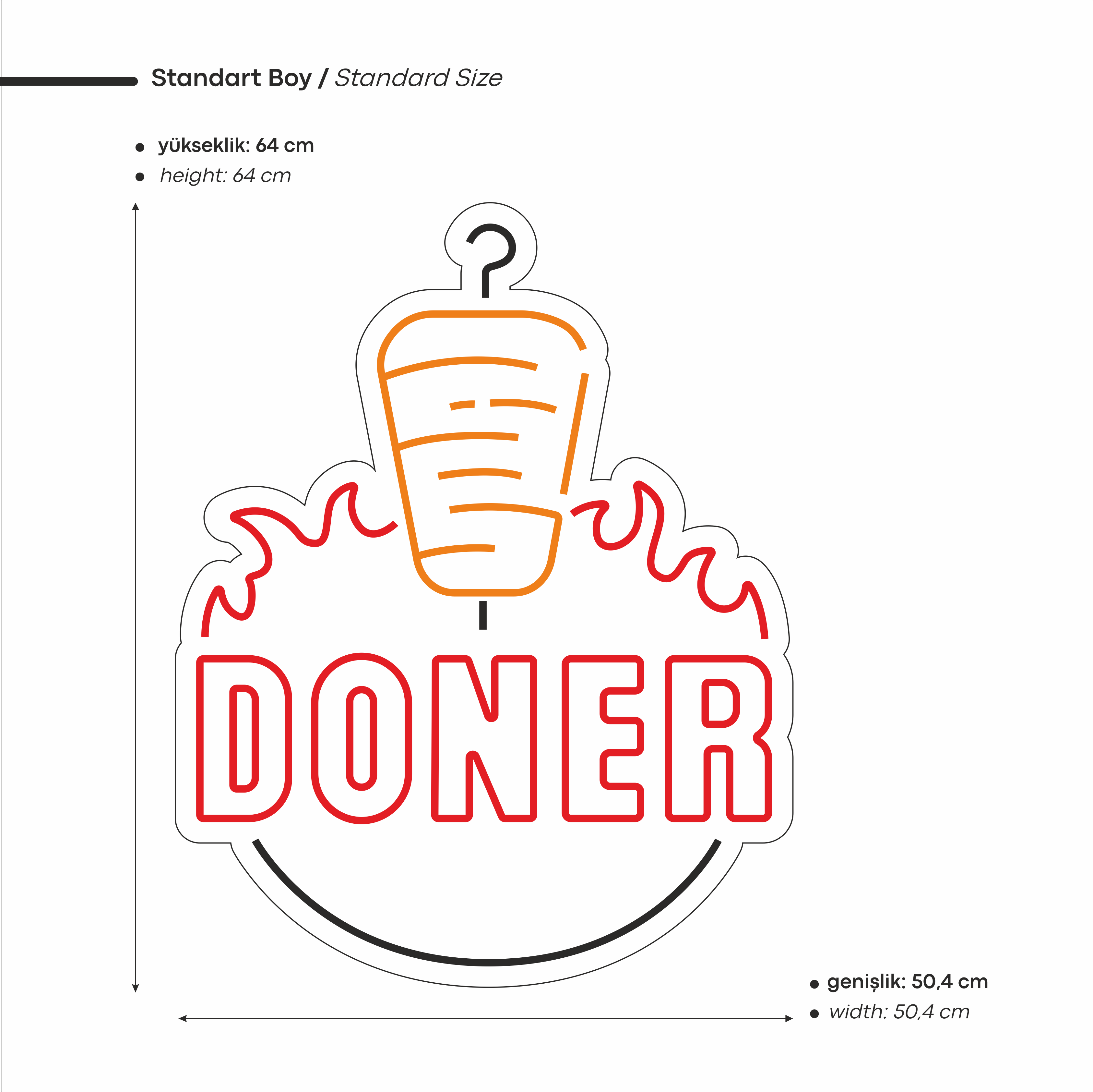 Döner Led Neon