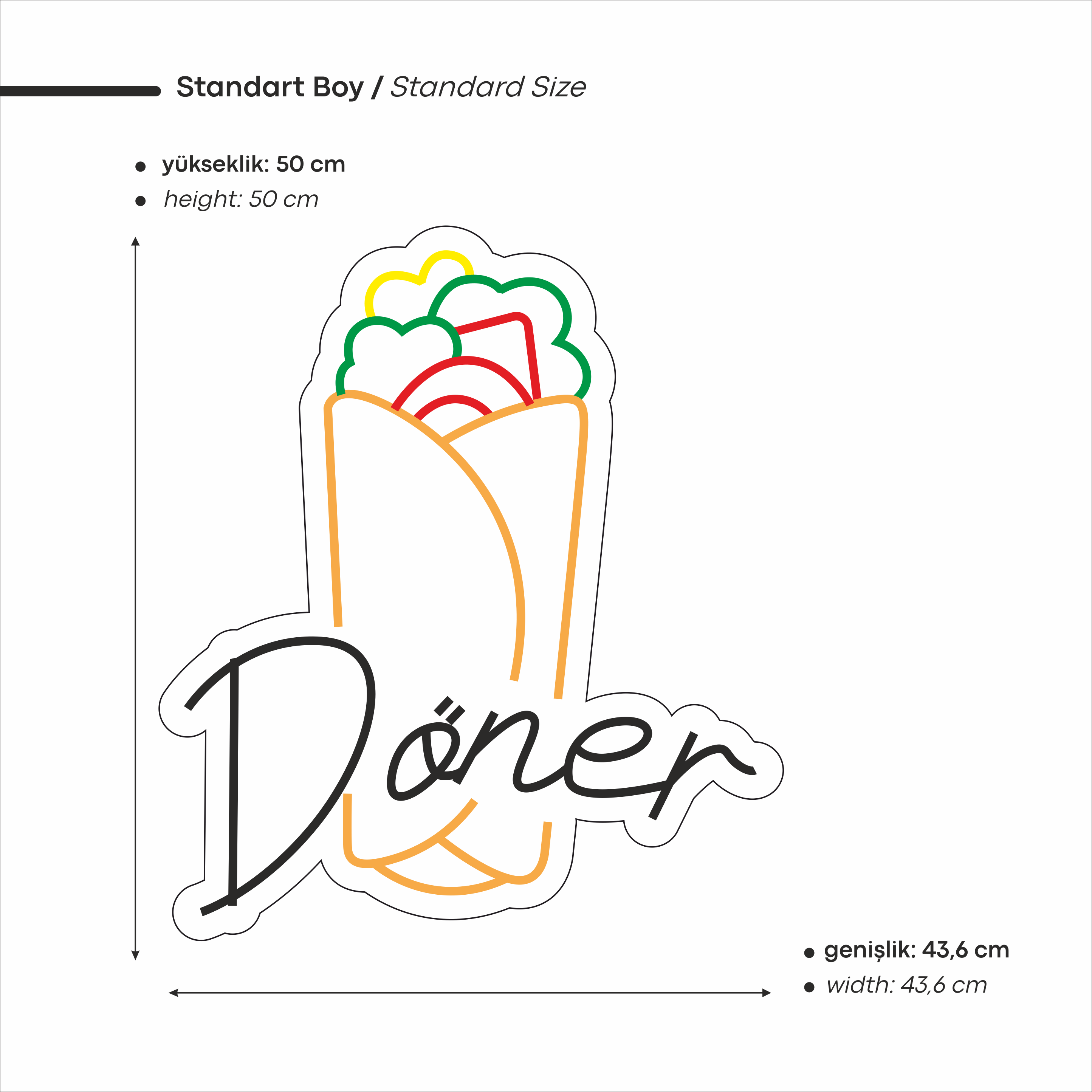 Döner Led Neon