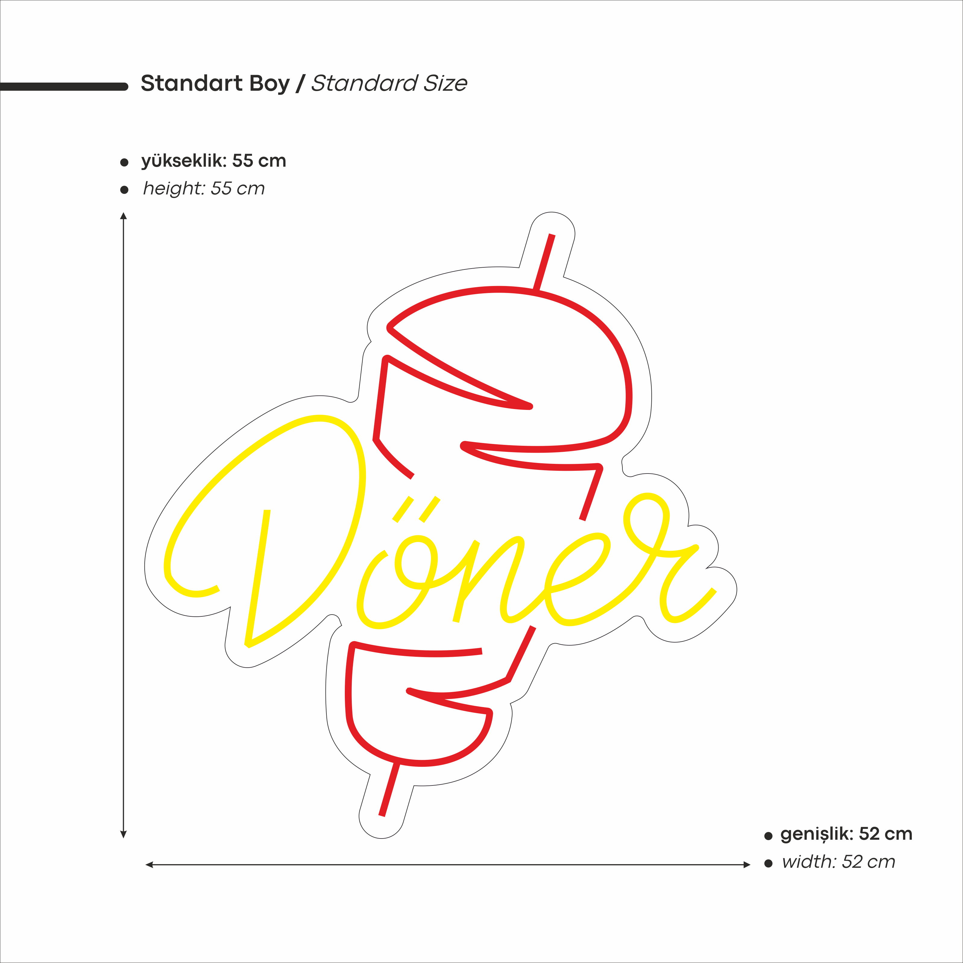 Döner Led Neon