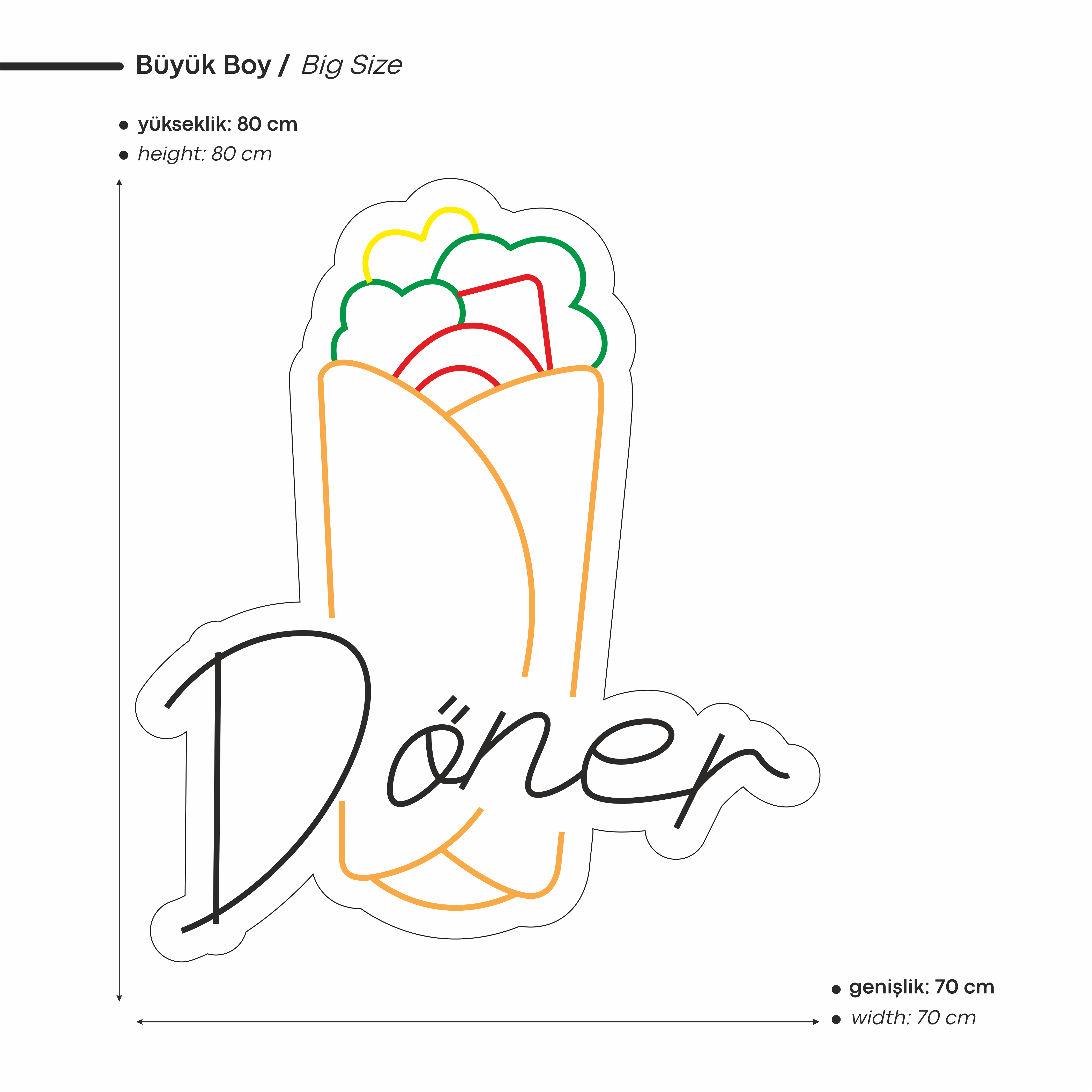 Döner Led Neon
