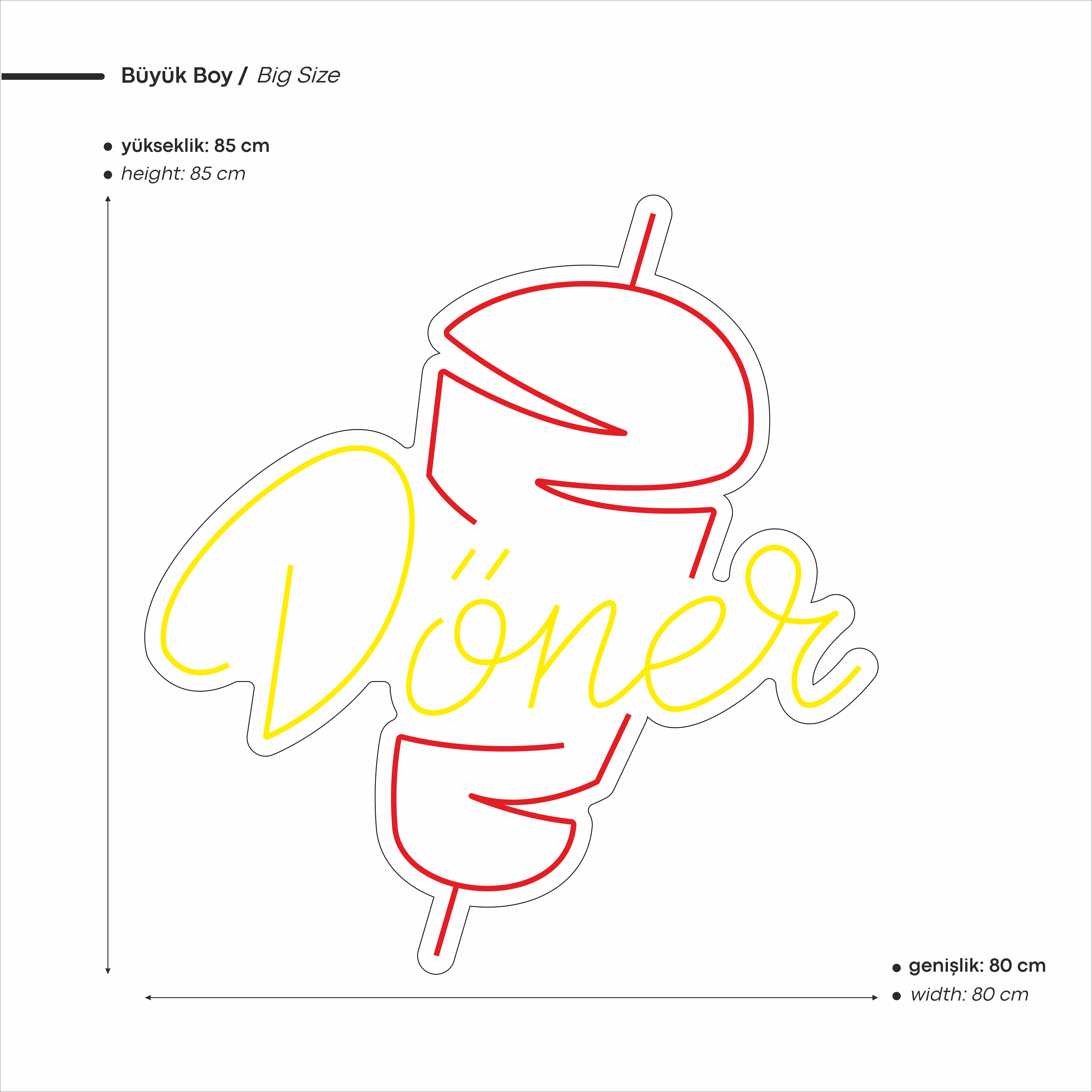 Döner Led Neon