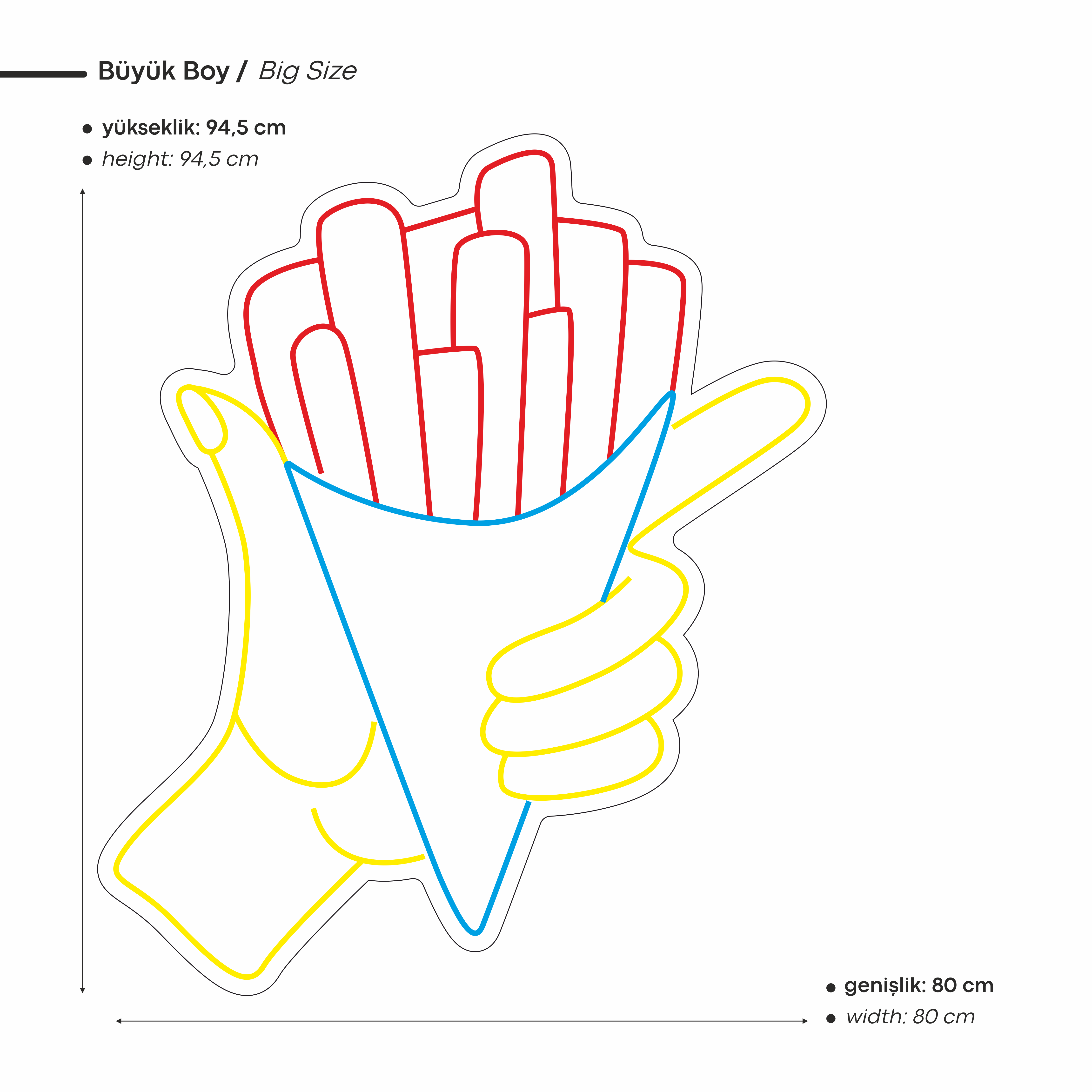 French Fries Led Neon