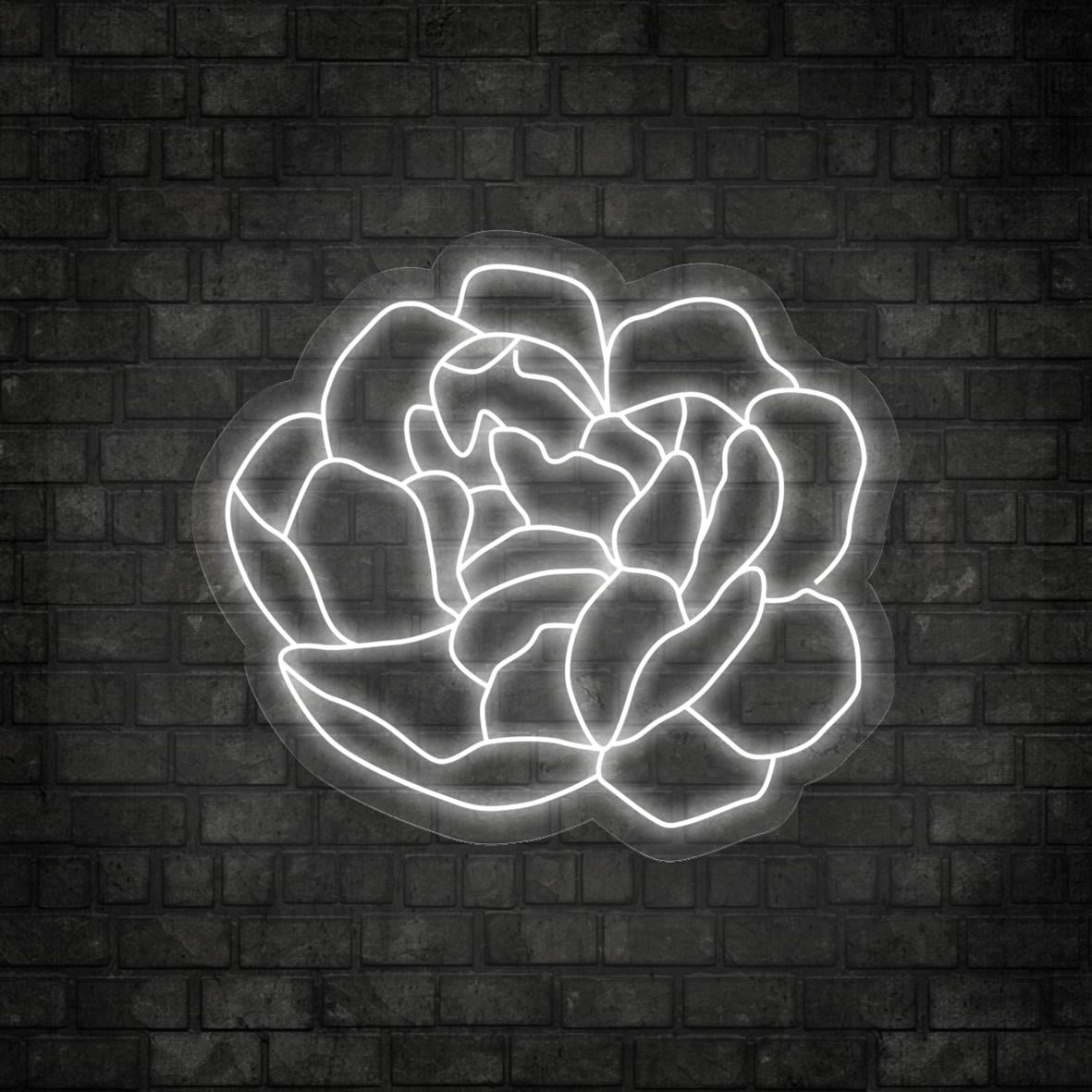 Gül Figürlü Led Neon