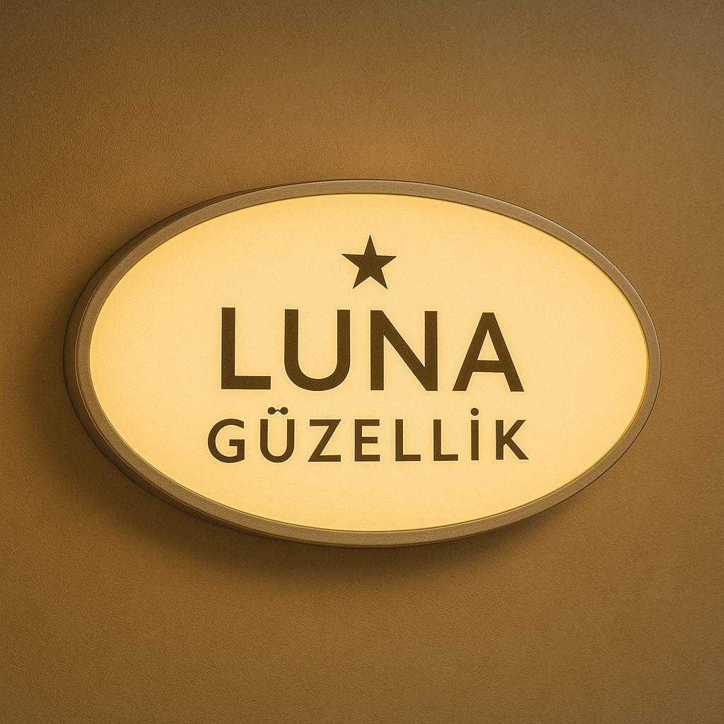 Gümüş Paslanmaz Elips Işıklı Logo Günışığı Led (Ölçü Seçenekli)
