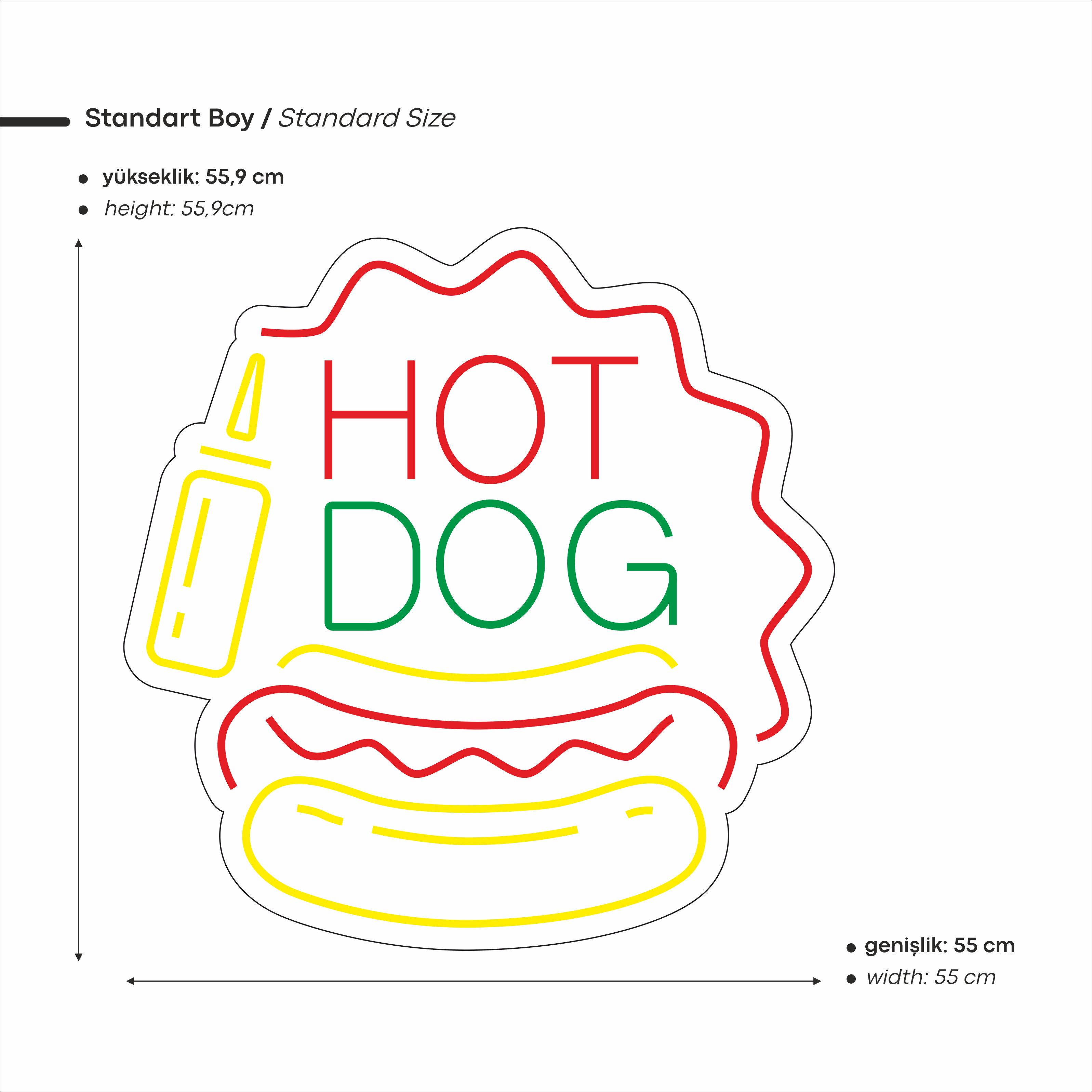 Hot Dog Led Neon