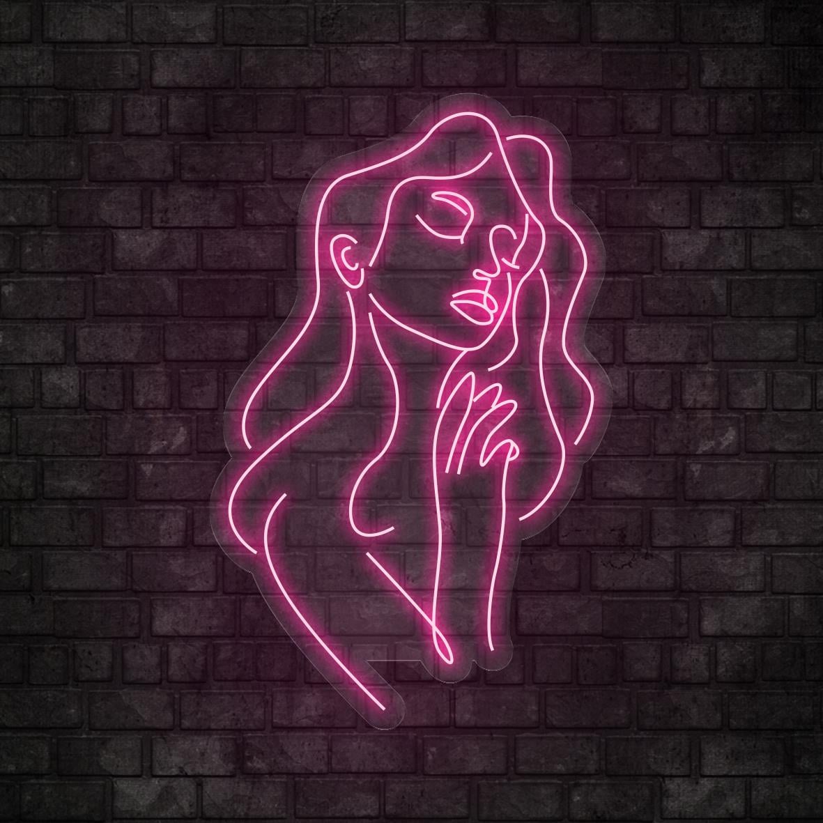 Kadın Figürlü Led Neon