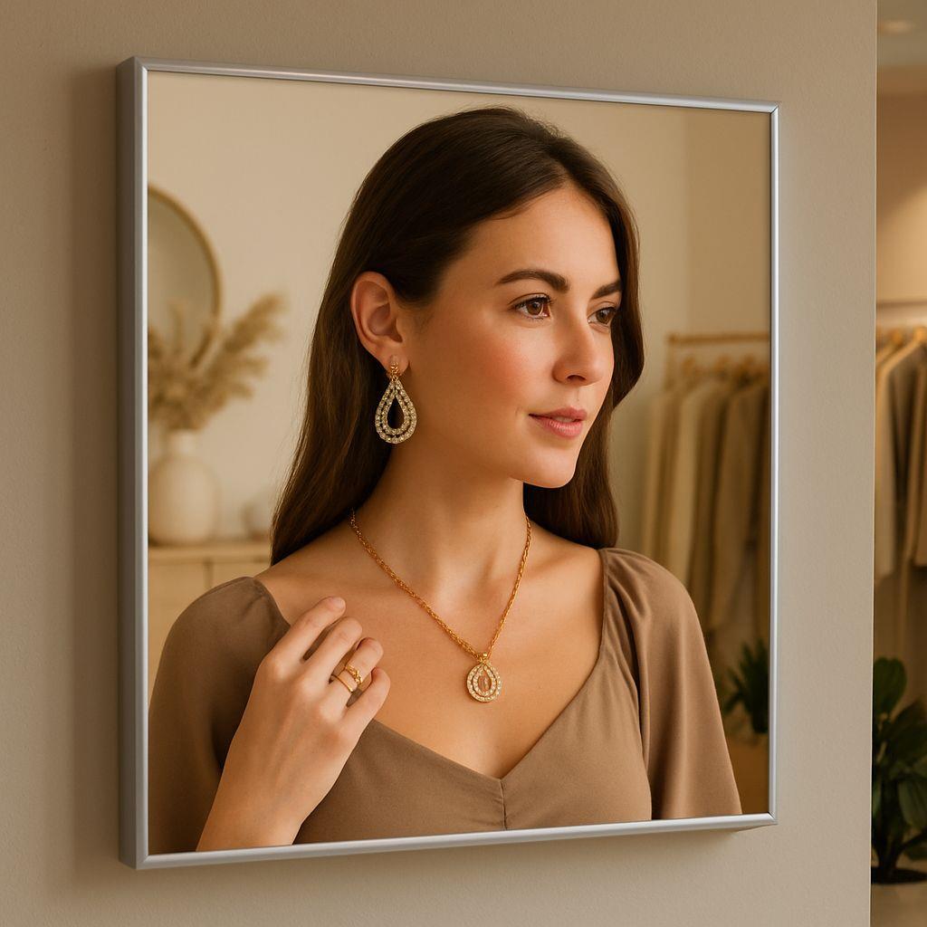 Kare Led Box Işıklı Siyah Kasalı (Ölçü Seçenekli)