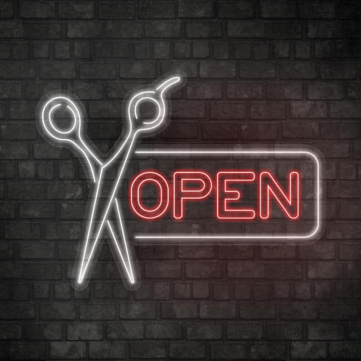Open Yazılı Figürlü Led Neon