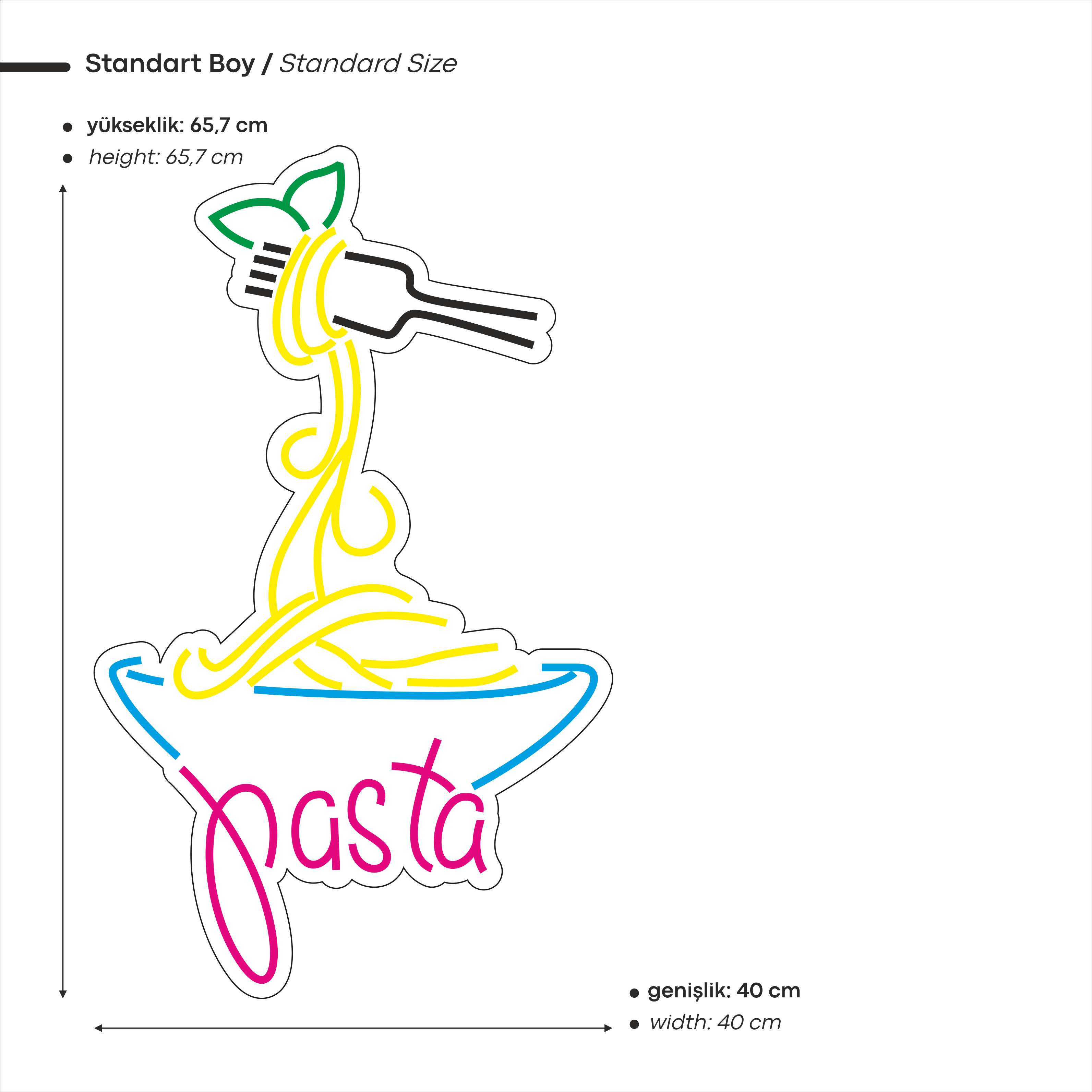 Pasta Led Neon