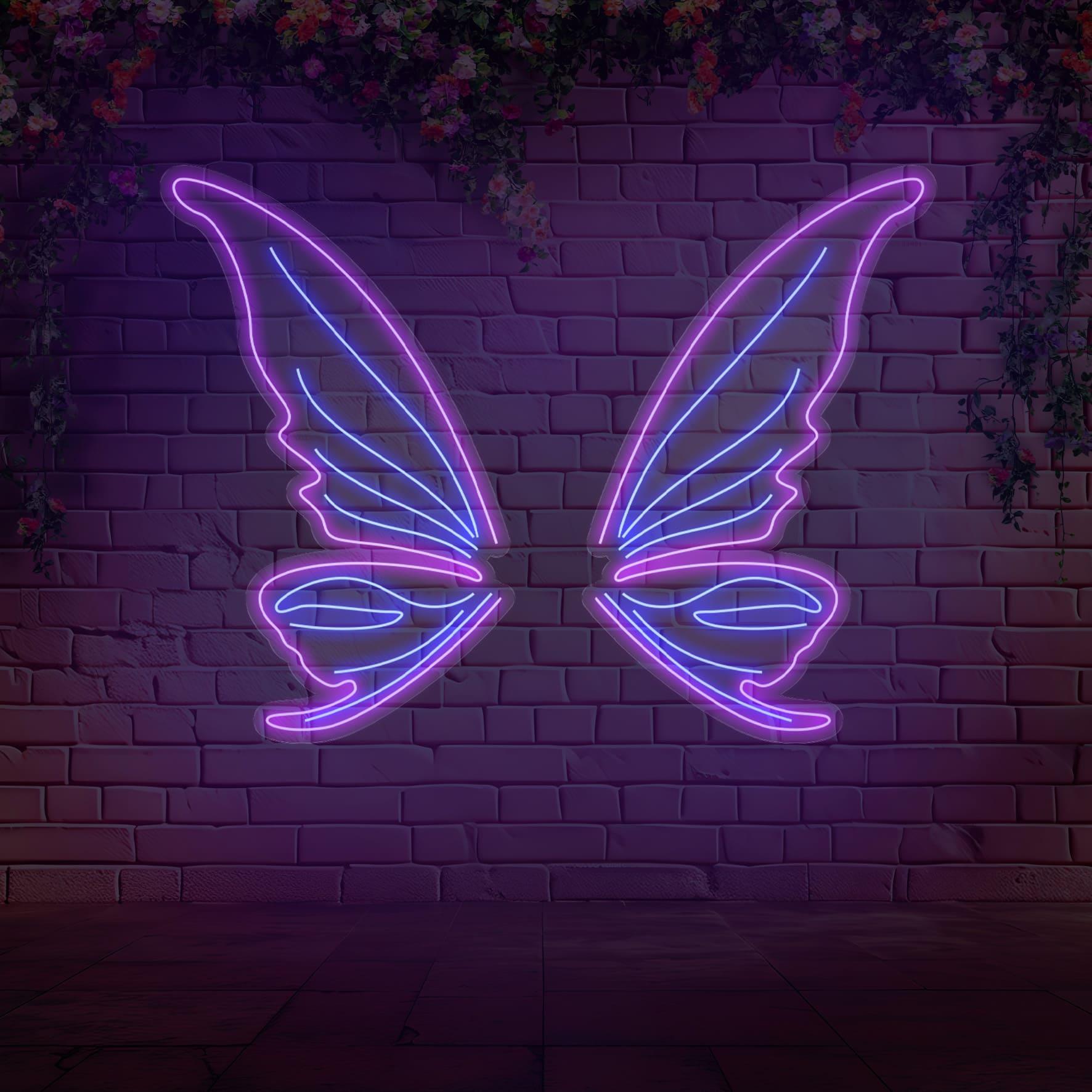 Peri Kanatları Led Neon