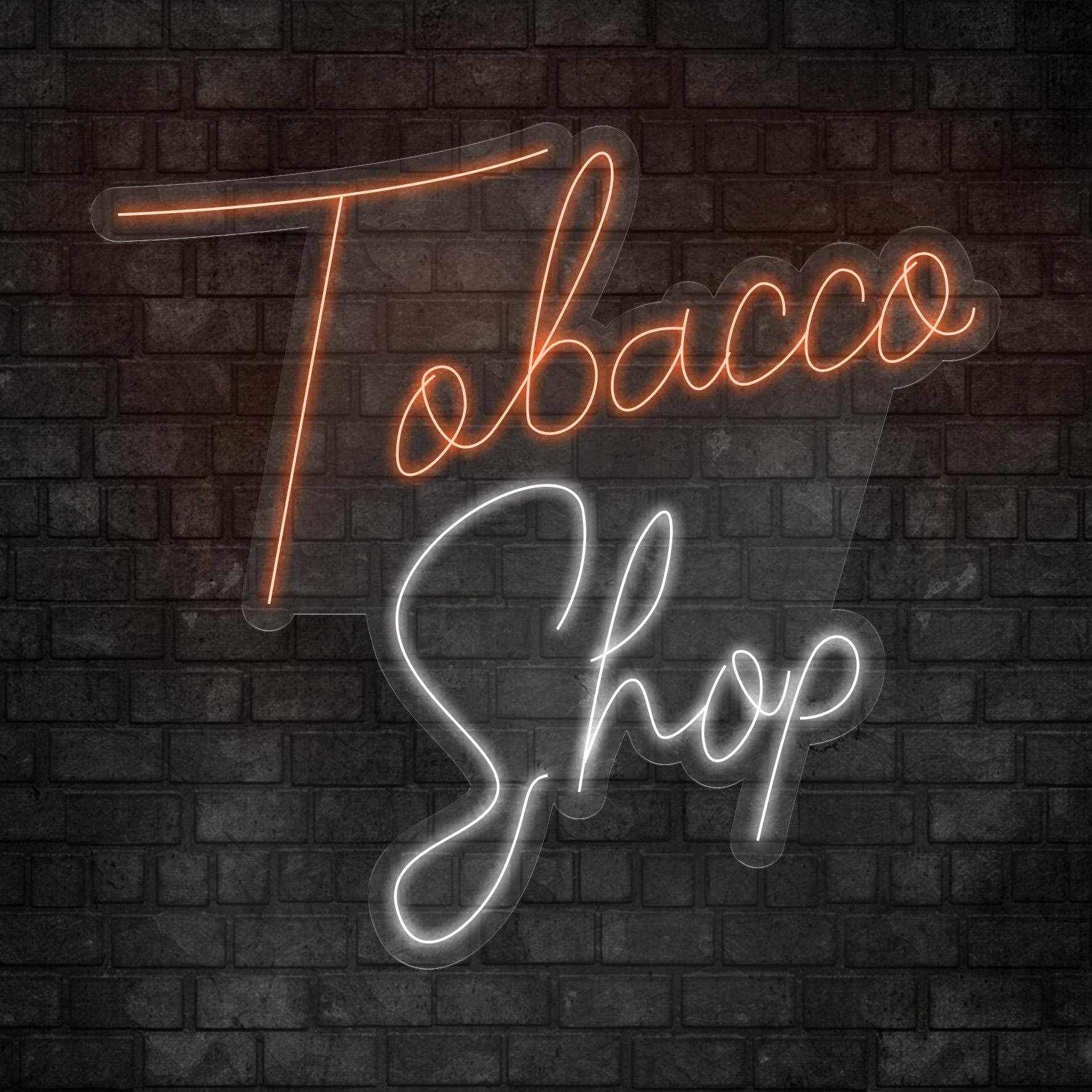 Tobacco Shop Yazılı Led Neon