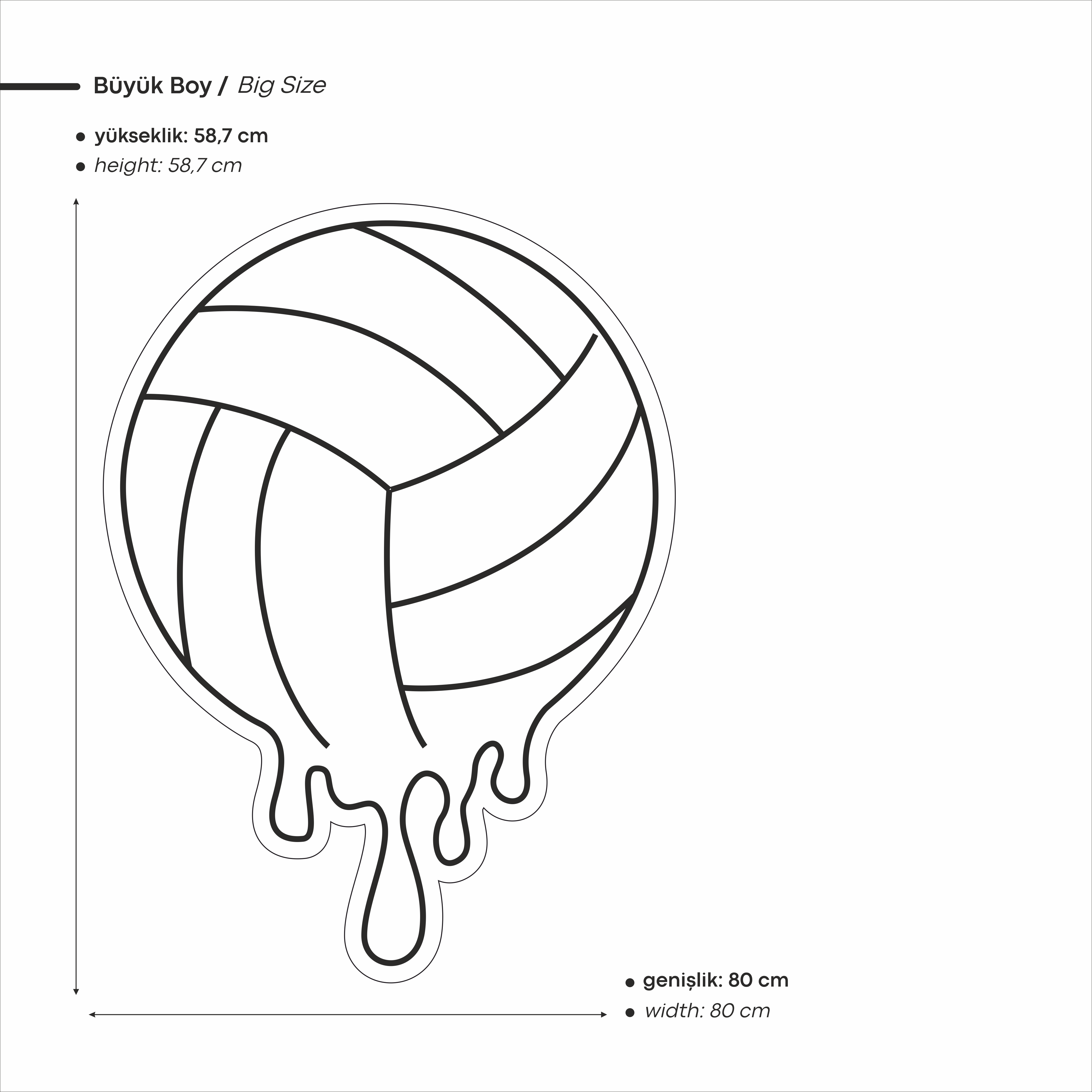 Voleybol Topu Figürlü Led Neon