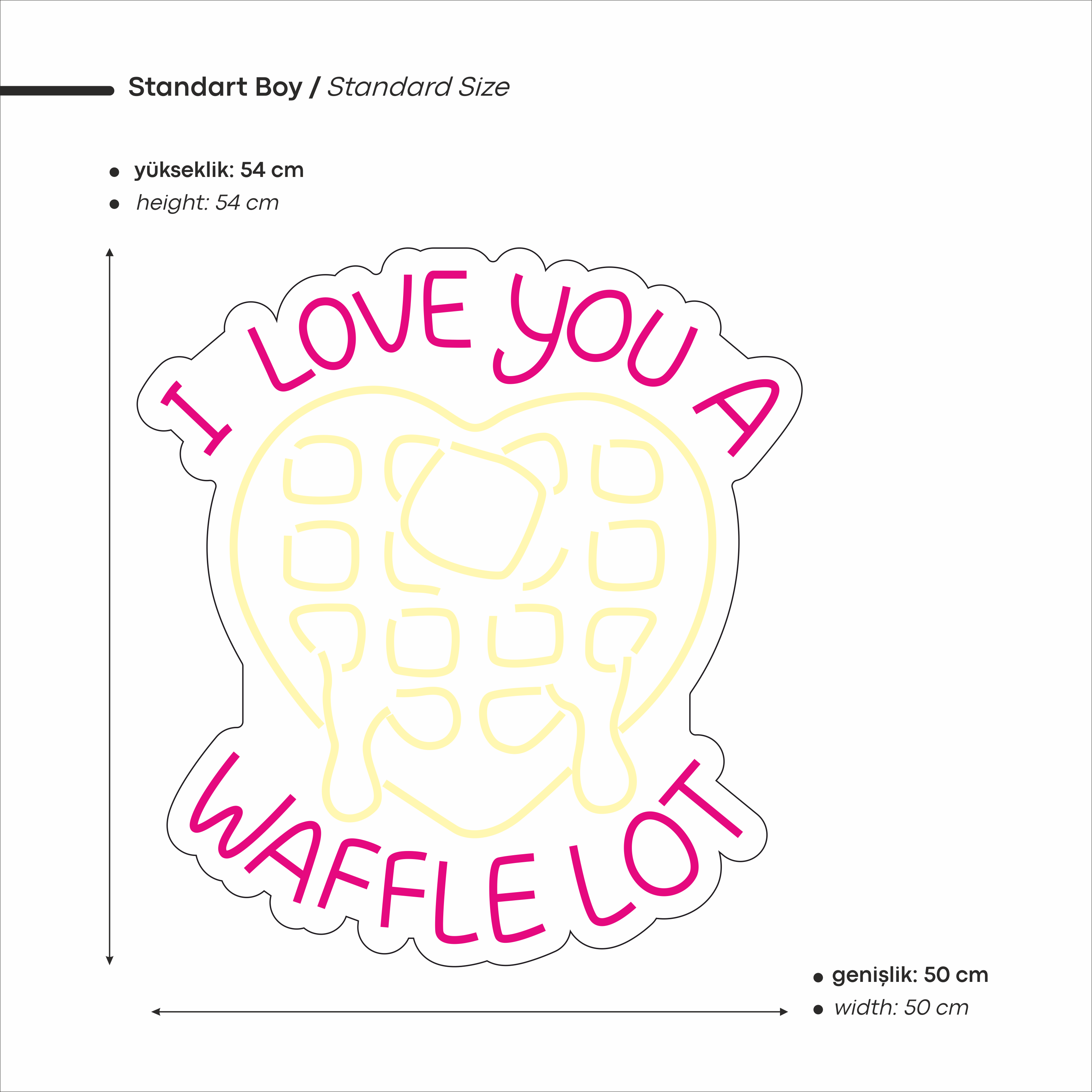 Waffle Led Neon