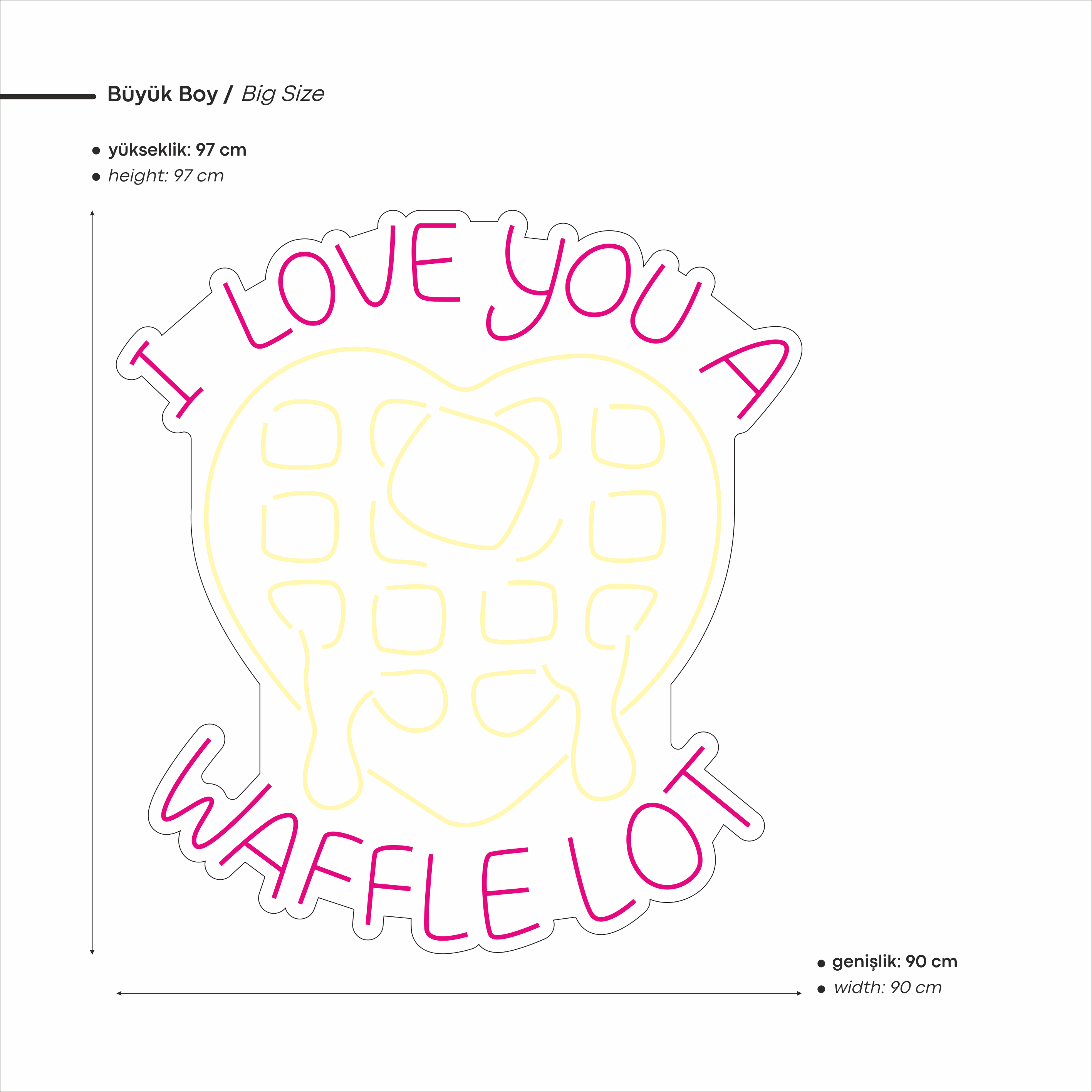 Waffle Led Neon