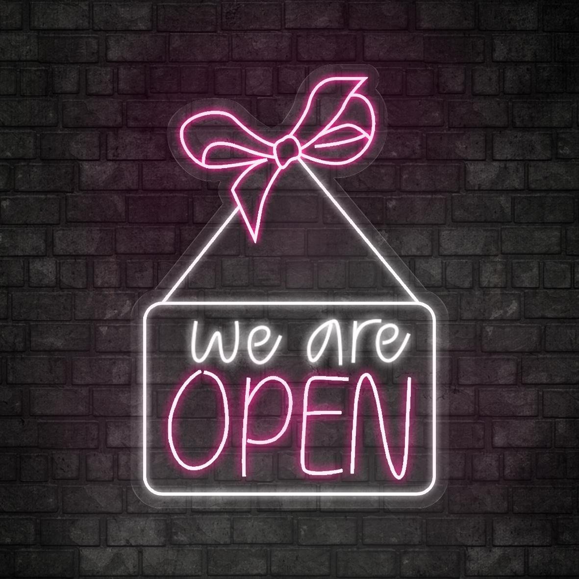 We Are Open Yazılı Led Neon