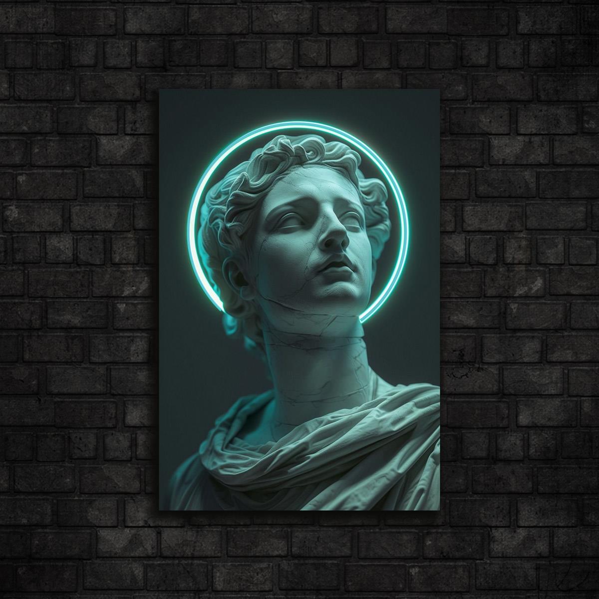 Yıldızlı Geceler Baskılı Neon Tabela