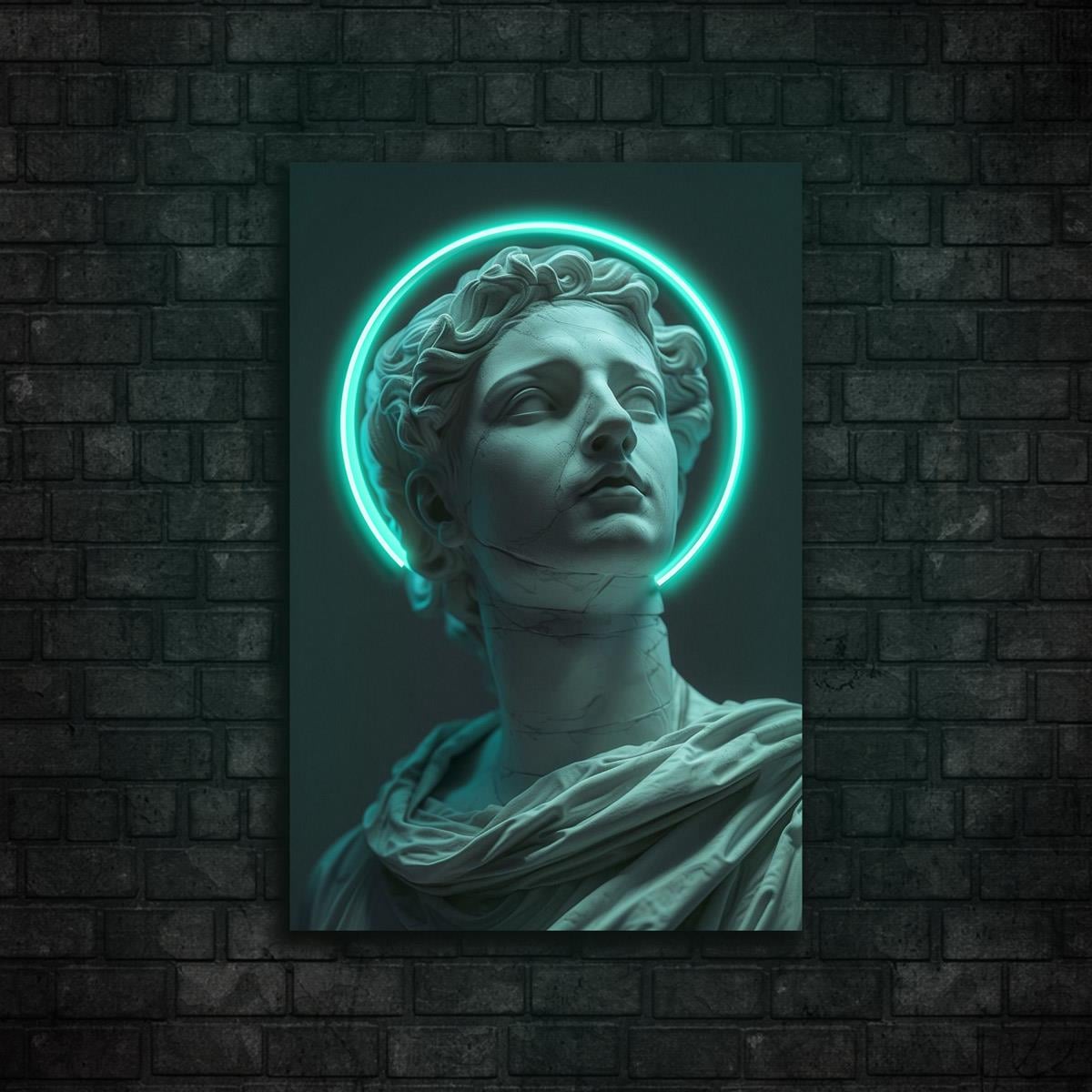 Yıldızlı Geceler Baskılı Neon Tabela