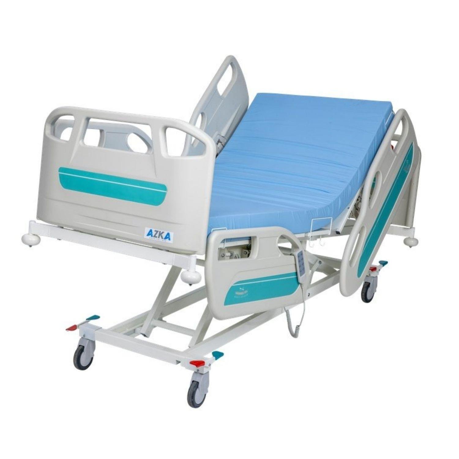 AZKA 4002 4 Motorlu ABS Korkuluklu Hasta Yatağı