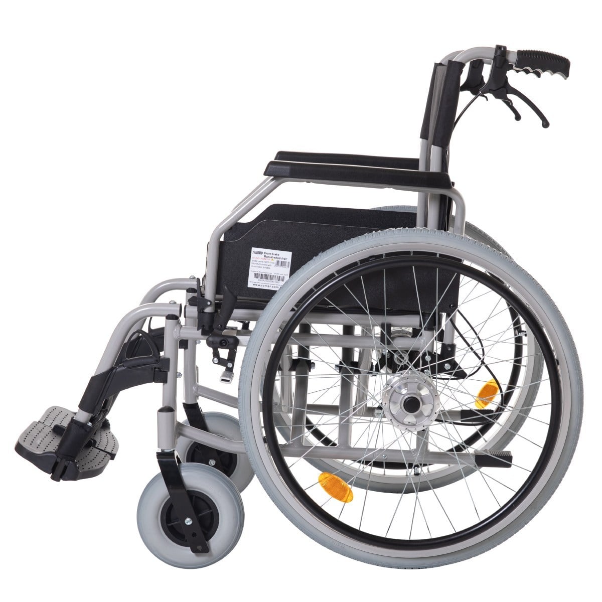 Römer R222 40cm Özellikli Alüminyum Manuel Tekerlekli Sandalye
