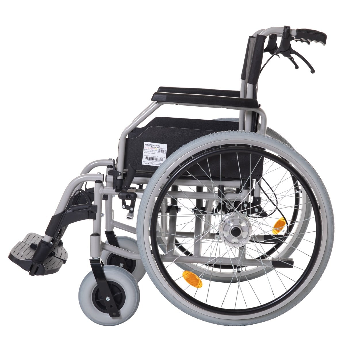 Römer R222 40cm Özellikli Alüminyum Manuel Tekerlekli Sandalye