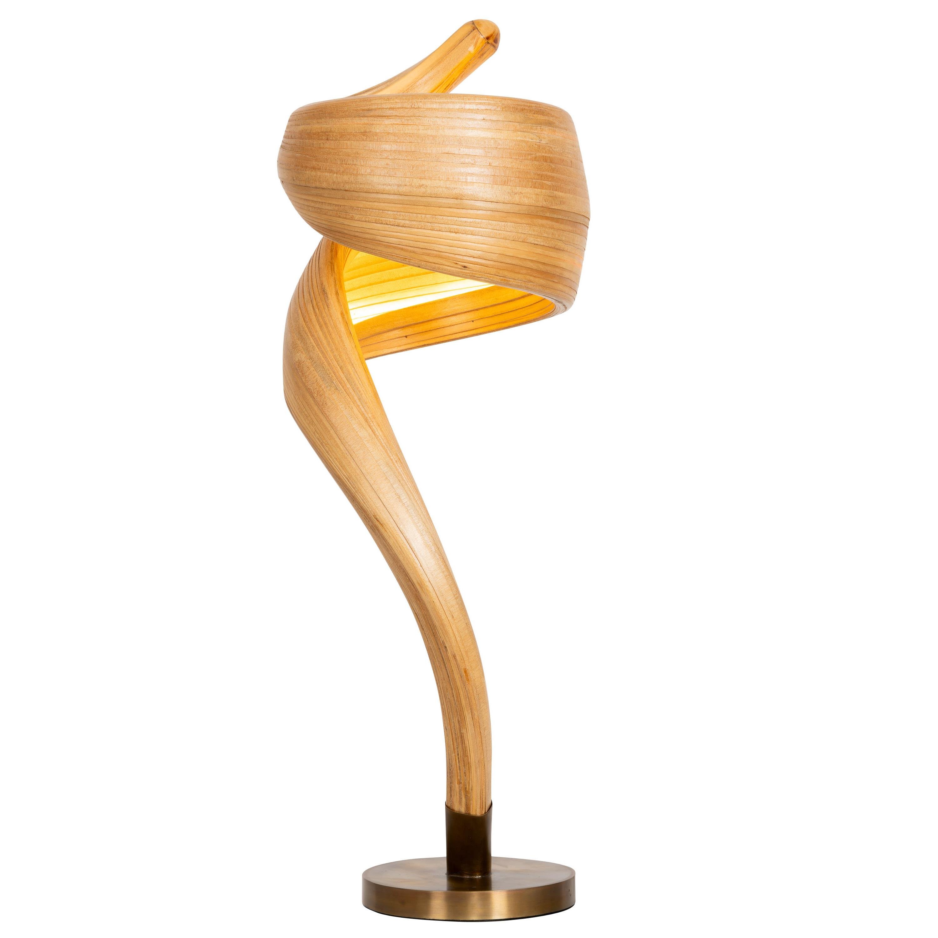 Bambu Abajur Helezon Form 