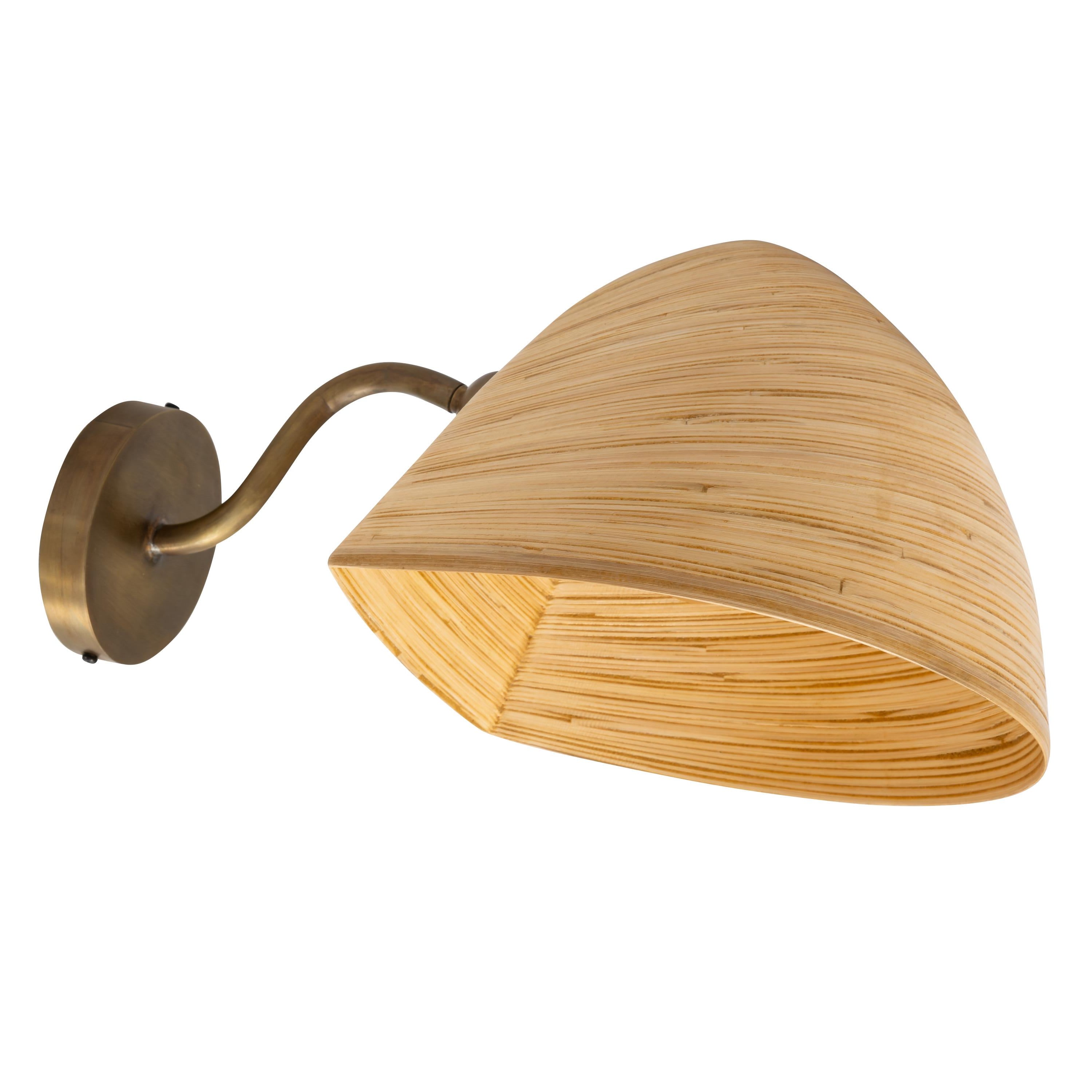 Bambu Aplik İstiridye Form    25 cm × 25 cm × 20 cm