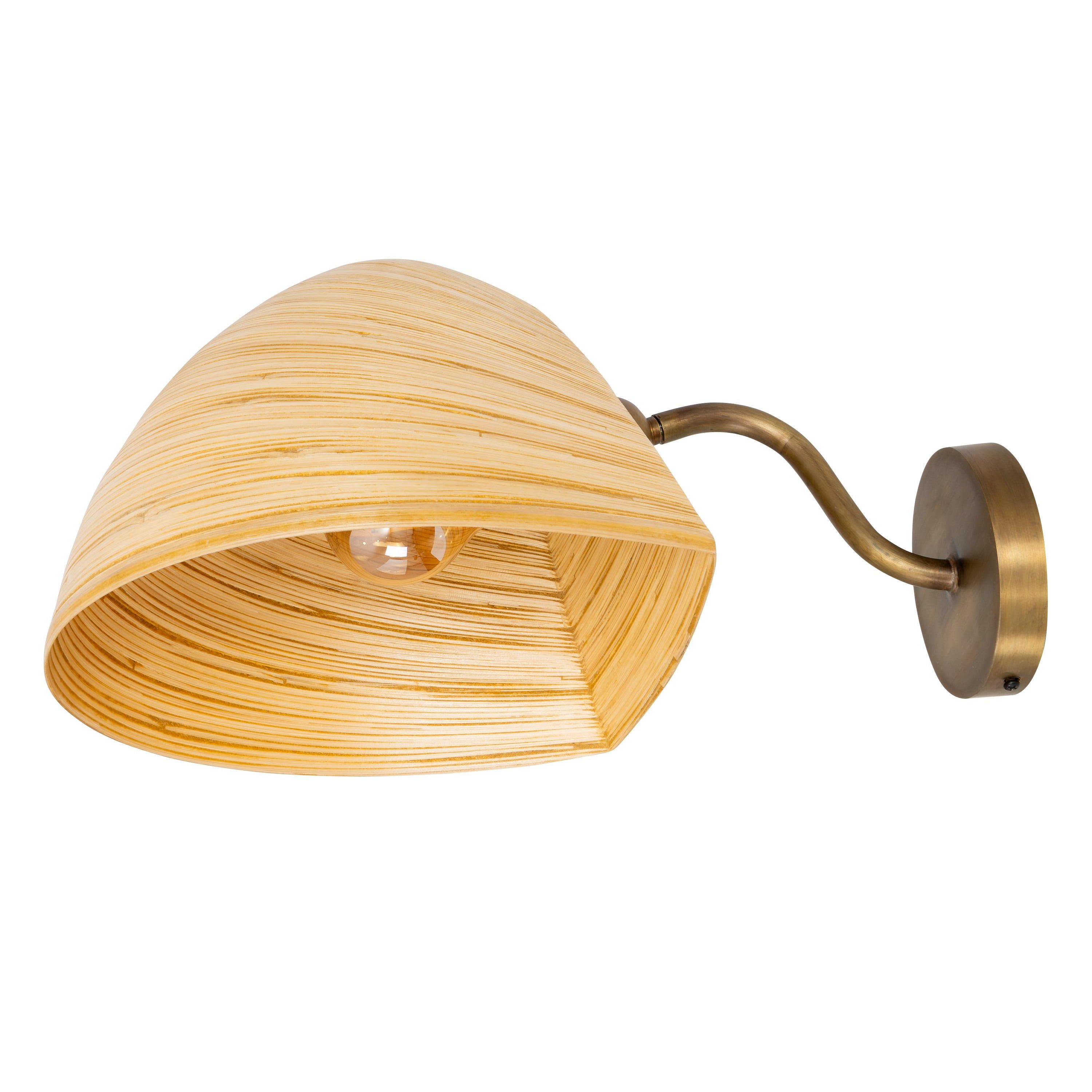 Bambu Aplik İstiridye Form    25 cm × 25 cm × 20 cm