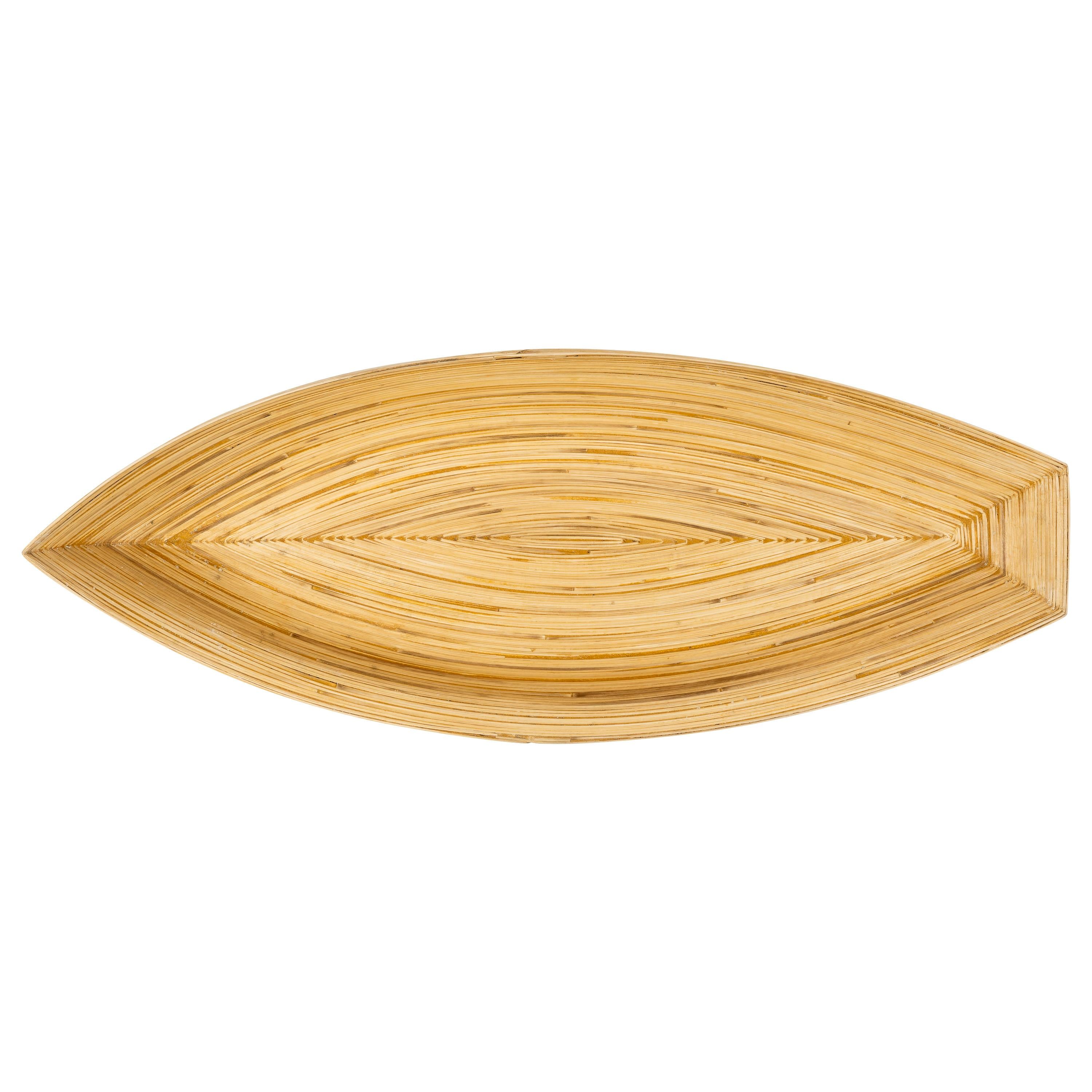 Bambu Dekoratif Gondol Sandal Form 50 cm x 21cm